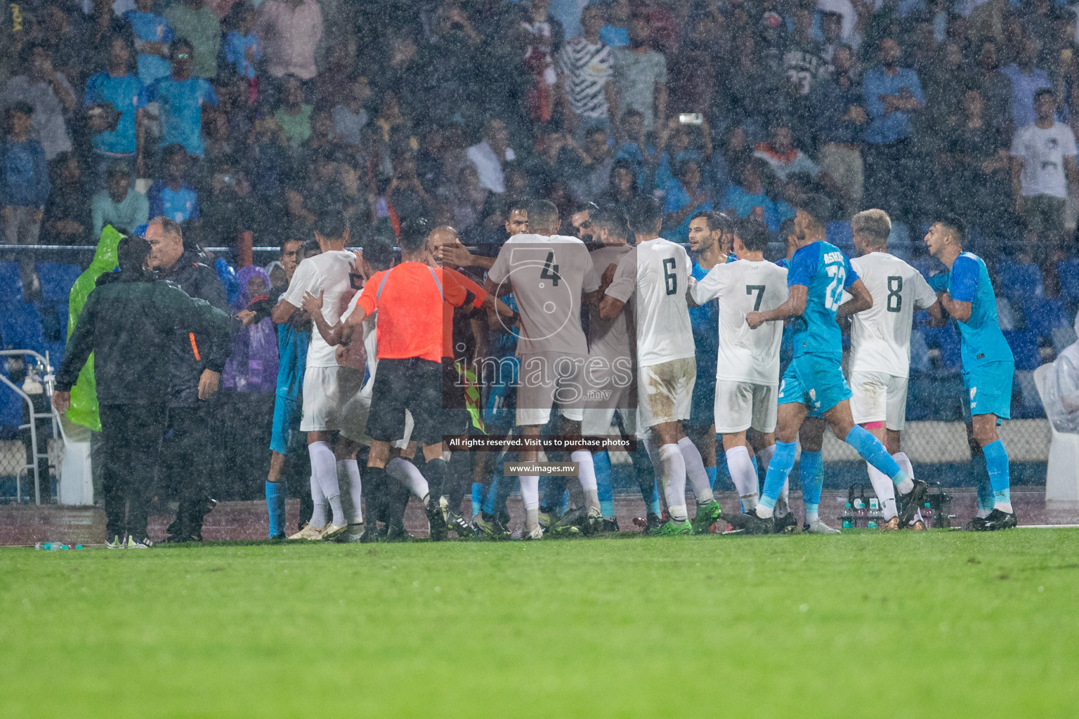 India vs Pakistan in the opening match of SAFF Championship 2023 held in Sree Kanteerava Stadium, Bengaluru, India, on Wednesday, 21st June 2023. Photos: Nausham Waheed / images.mv