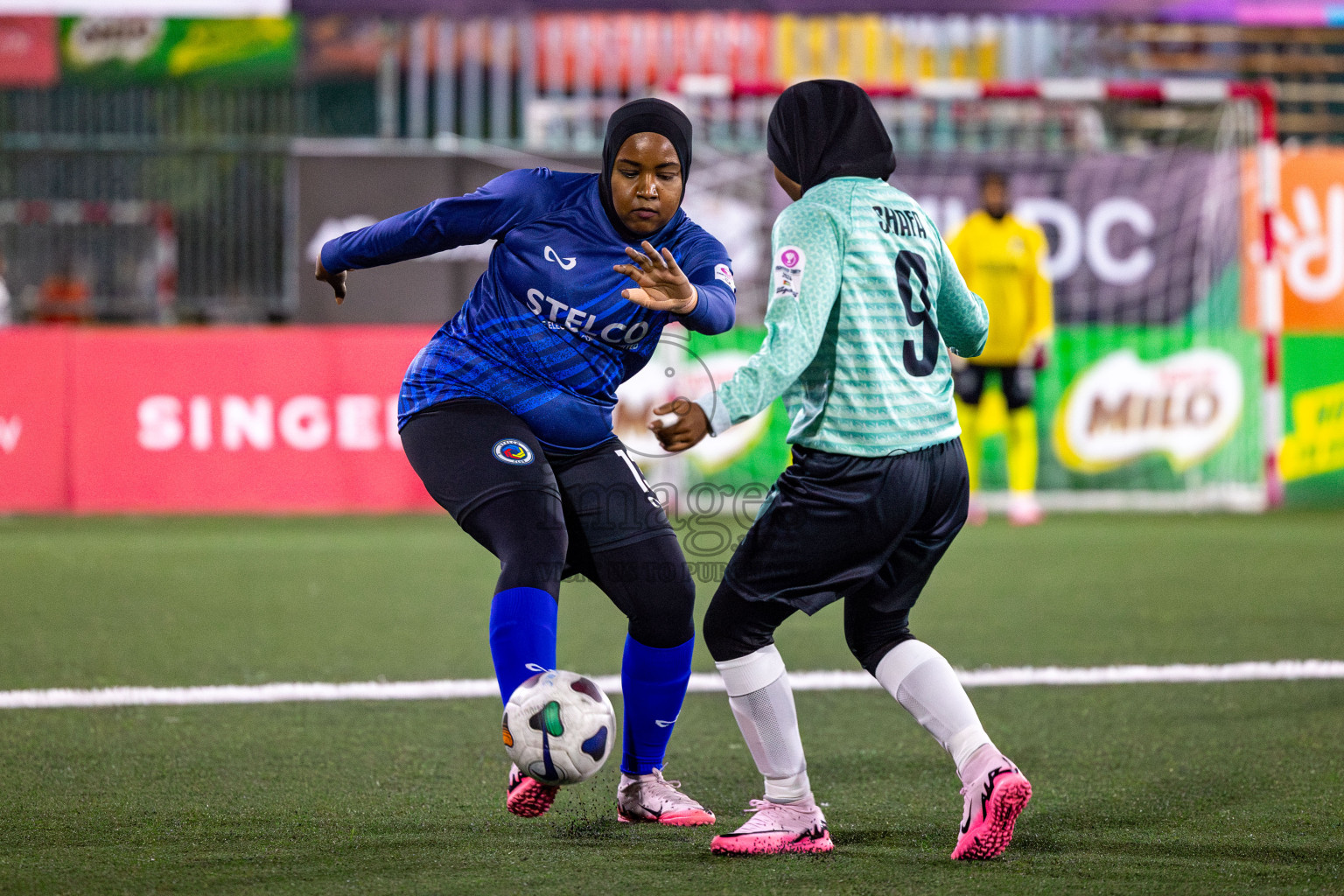 STELCO RECREATION CLUB vs TEAM DHARUMAVANTHA in Eighteen Thirty 2024 held in Rehendi Futsal Ground, Hulhumale', Maldives on Thursday, 5th September 2024. 
Photos: Hassan Simah / images.mv