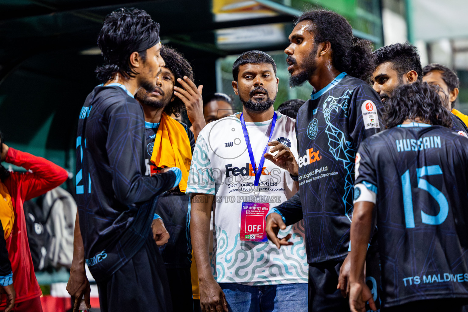 RRC vs Club TTS in Round of 16 of Club Maldives Cup 2024 held in Rehendi Futsal Ground, Hulhumale', Maldives on Tuesday, 8th October 2024. Photos: Nausham Waheed / images.mv