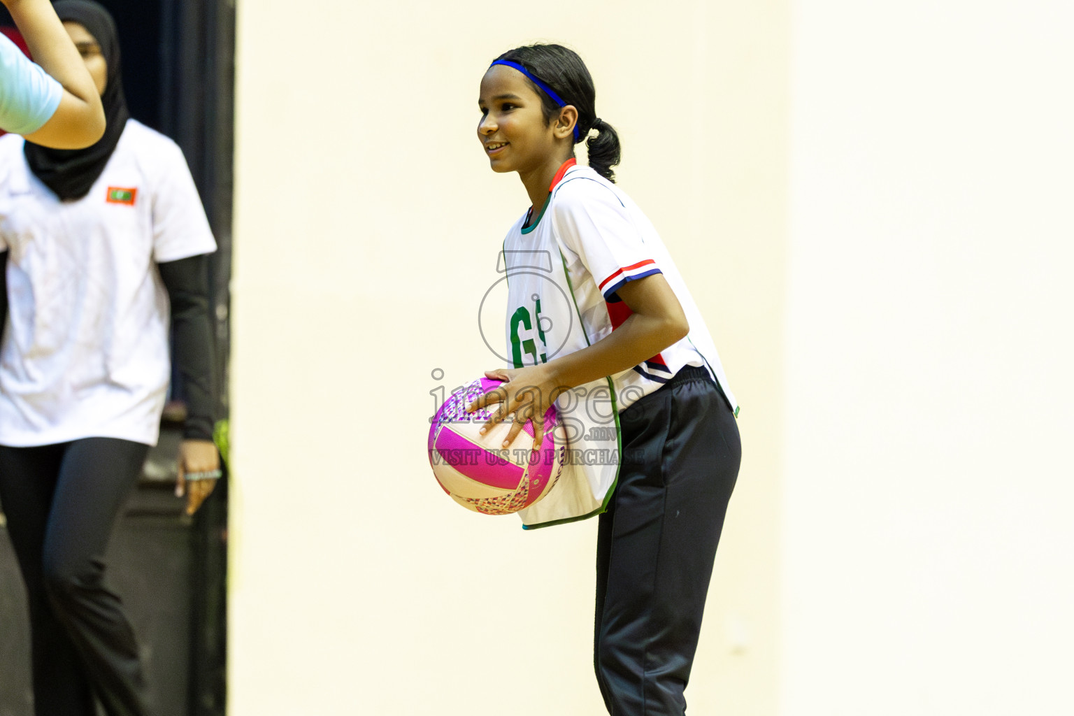 Net Queens vs Netgen B in Day 5 of 3rd Netball Junior Championship, held at Social Center on Thursday 23rd January 2025 . Photos: Shuu Abdul Sattar / images.mv