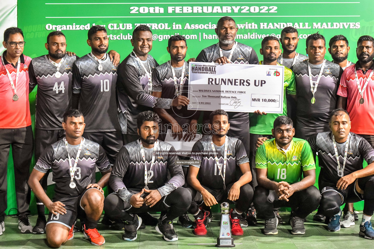 Final of Milo 6th Inter Office Handball Tournament 2022 - Photos by Nausham Waheed