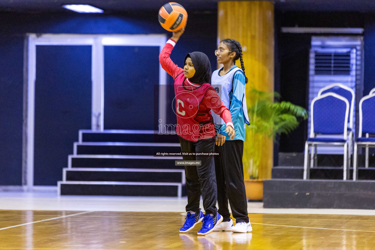 Day4 of 24th Interschool Netball Tournament 2023 was held in Social Center, Male', Maldives on 30th October 2023. Photos: Nausham Waheed / images.mv