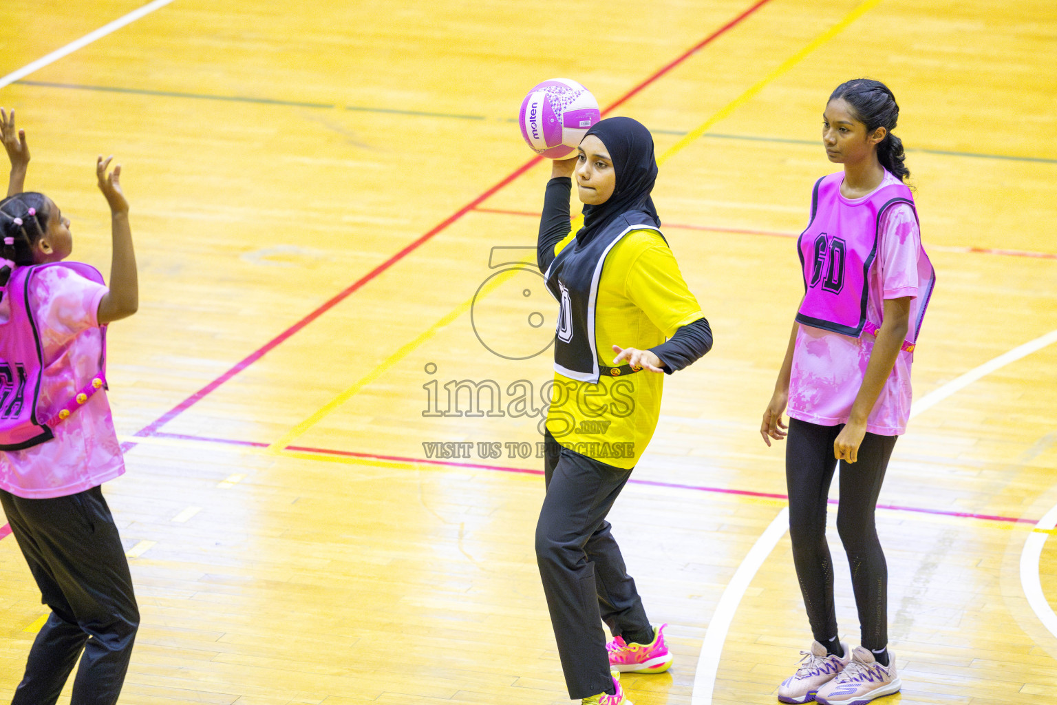 KYRC vs Xenith SC in Day 6 of 24th Milo Netball Association Championship held in Social Center at Male', Maldives on Saturday, 6th September 2025. Photos: Yasna Ahmed / images.mv