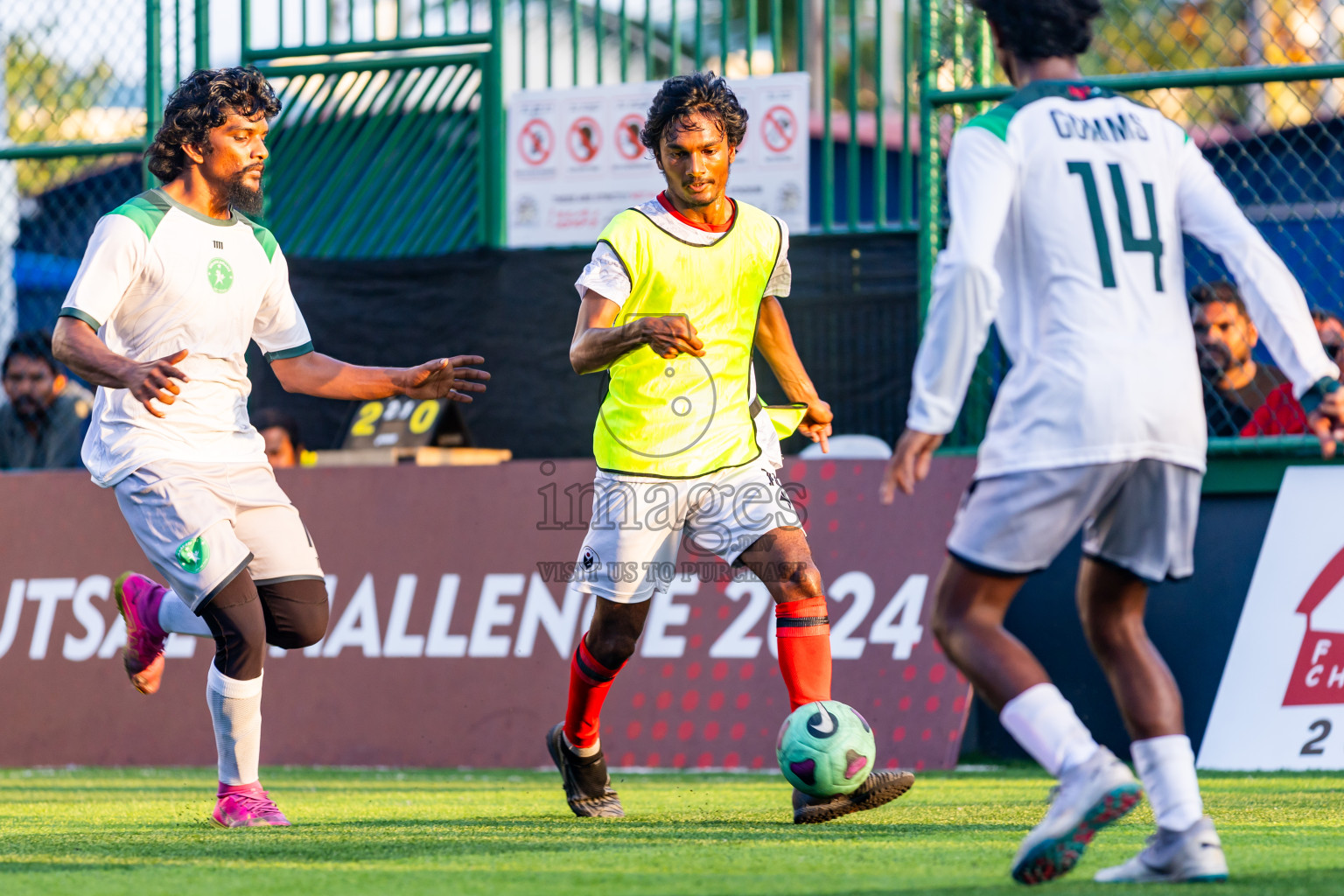 Giraavarians vs Anakee SC in Day 7 of BG Futsal Challenge 2024 was held on Monday, 18th March 2024, in Male', Maldives Photos: Nausham Waheed / images.mv