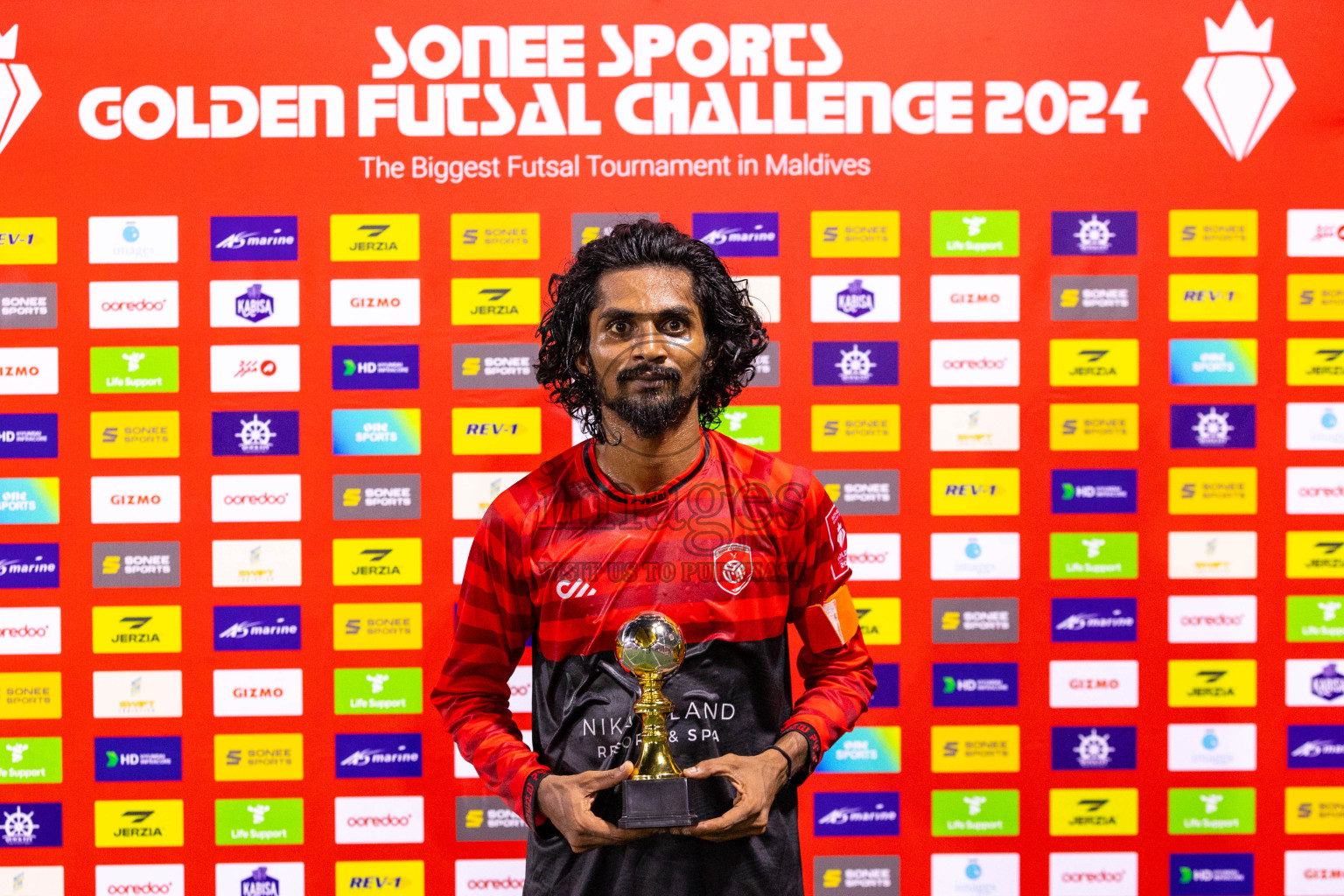 AA Mathiveri vs AA Bodufolhudhoo in Day 6 of Golden Futsal Challenge 2024 was held on Saturday, 20th January 2024, in Hulhumale', Maldives
Photos: Ismail Thoriq / images.mv