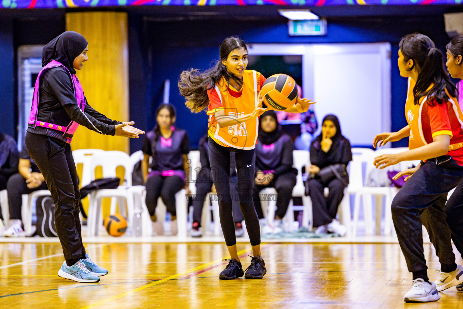 Day 2 of 21st National Netball Tournament was held in Social Canter at Male', Maldives on Thursday, 10th May 2024. Photos: Nausham Waheed / images.mv