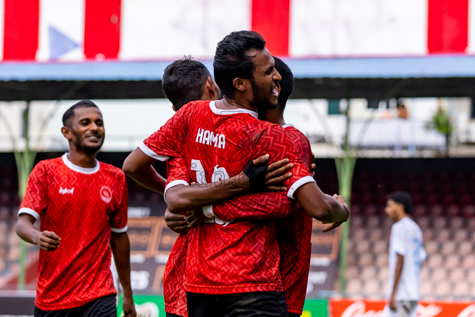 Eydhafushi vs Male' in Semi Finals of Gold Cup 2024 held at National Football Stadium on Saturday, 21st December 2024. Photos: Nausham Waheed / Images.mv