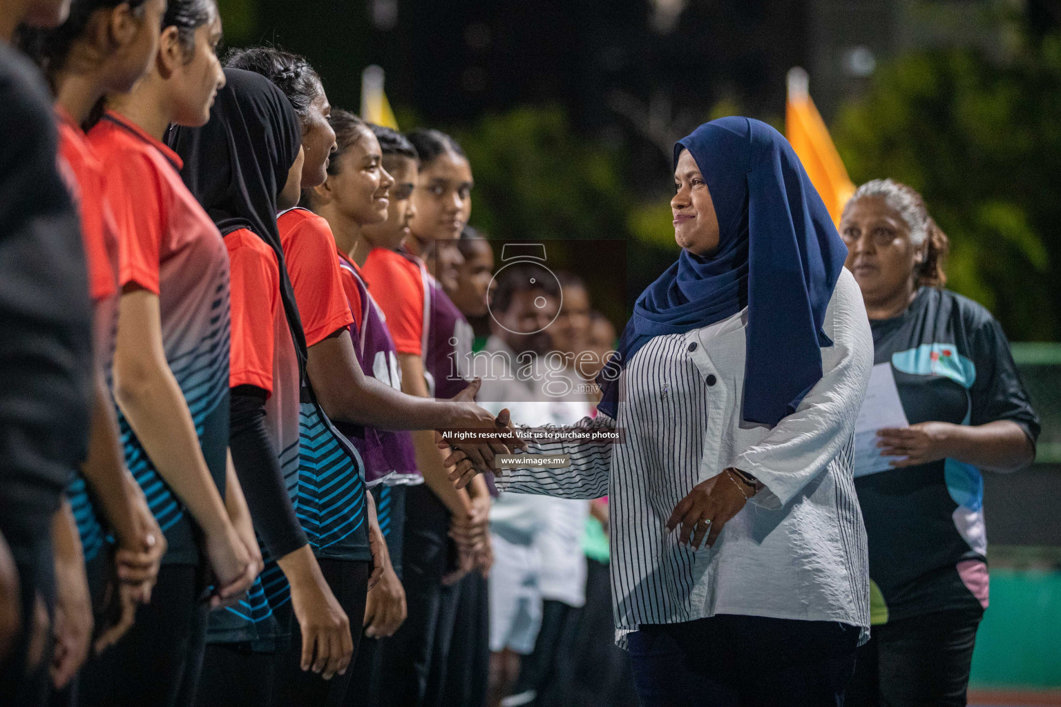 Day 1 of 20th Milo National Netball Tournament 2023, held in Synthetic Netball Court, Male', Maldives on 29th May 2023 Photos: Nausham Waheed/ Images.mv