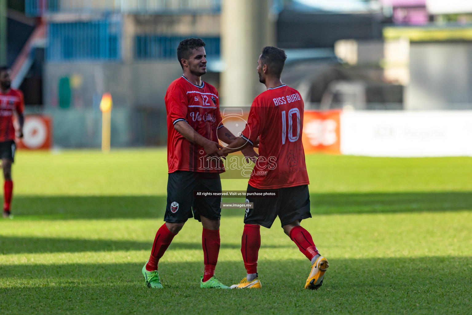 Biss Buru Sports vs JJ Sports Club  in 2nd Division 2022 on 14th July 2022, held in National Football Stadium, Male', Maldives Photos: Hassan Simah / Images.mv