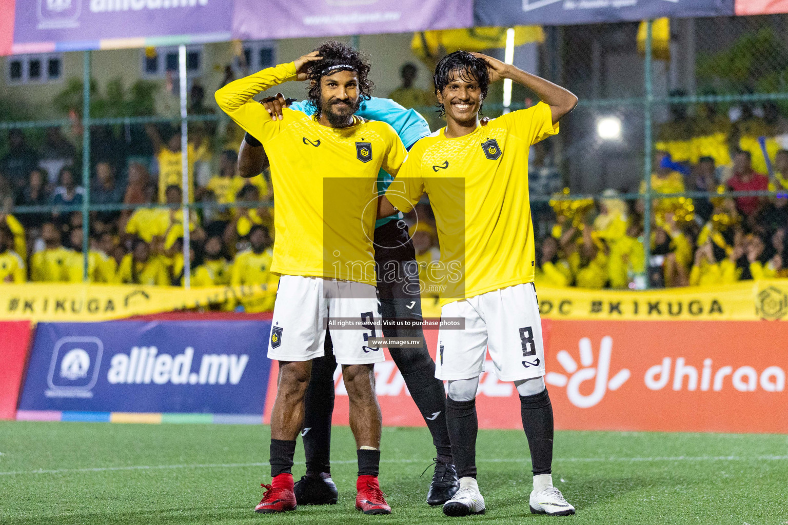 RRC vs Team FSM in Semi Final of Club Maldives Cup 2023 held in Hulhumale, Maldives, on Wednesday, 16th August 2023 Photos: Nausham Waheed / images.mv