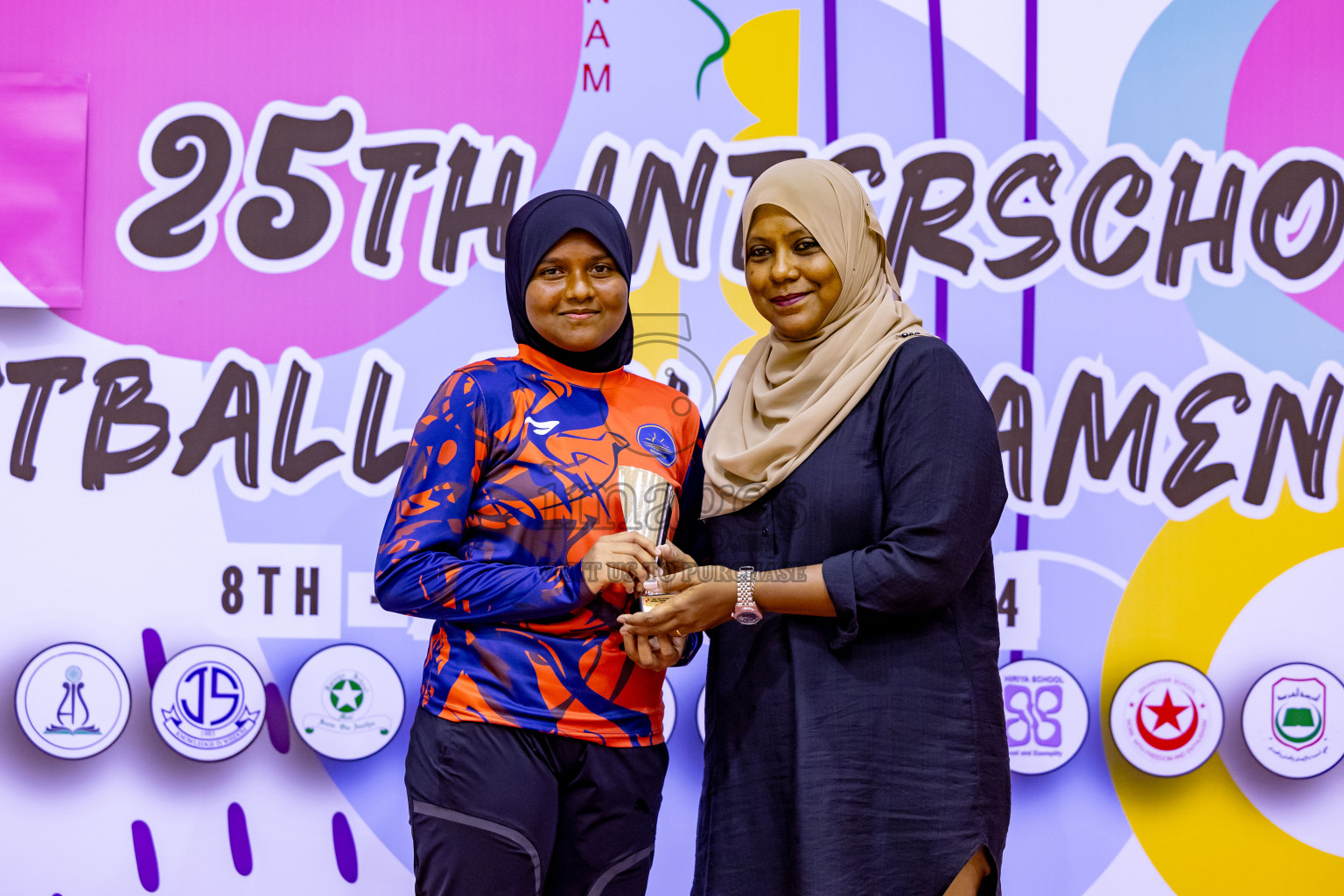 Day 10 of 25th Inter-School Netball Tournament was held in Social Center at Male', Maldives on Tuesday, 20th August 2024. Photos: Nausham Waheed / images.mv