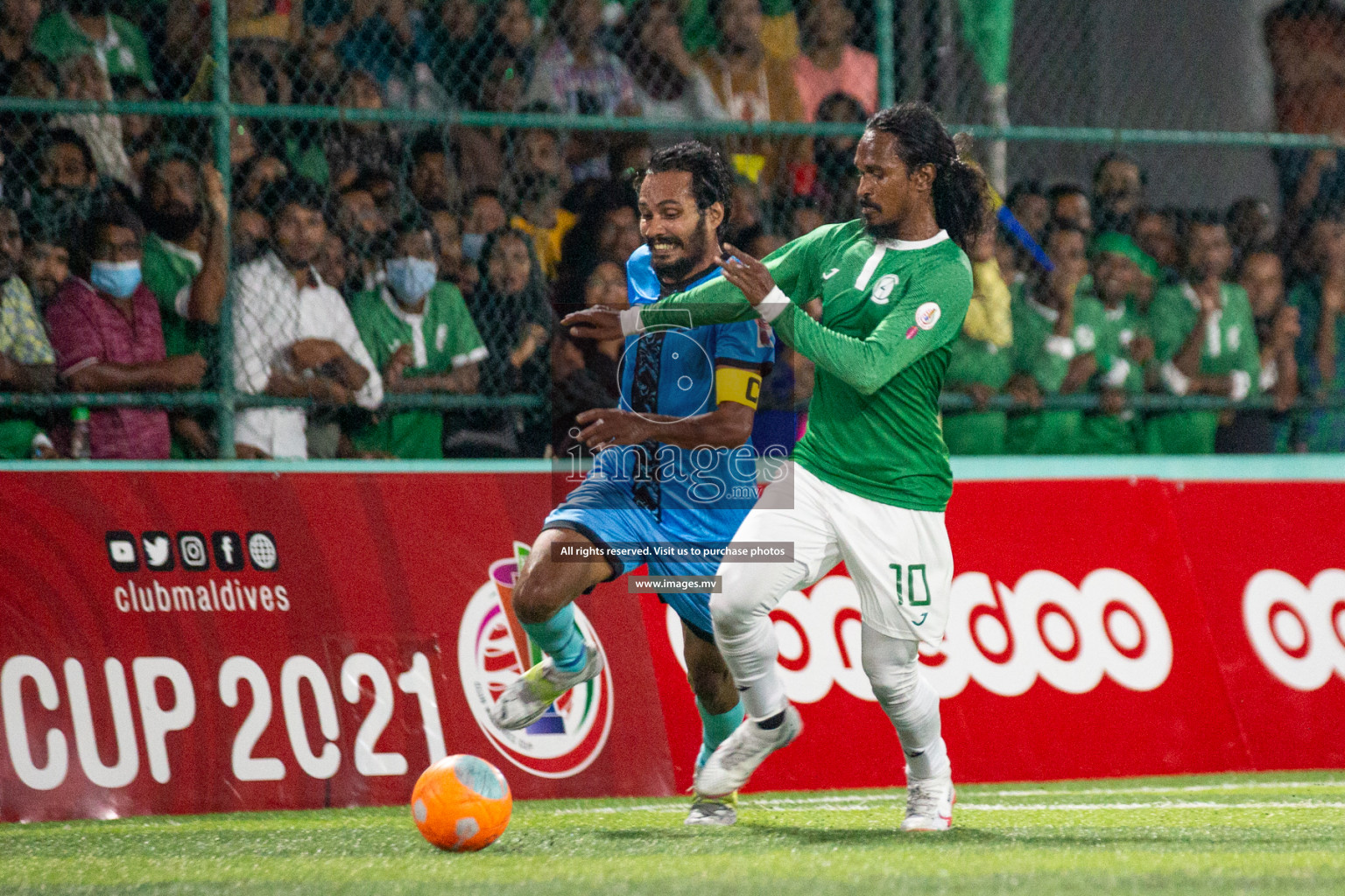 Team FSM vs Club HDC in the Quarter Finals of Club Maldives 2021 held at Hulhumale;, on 12th December 2021 Photos: Nasam / images.mv