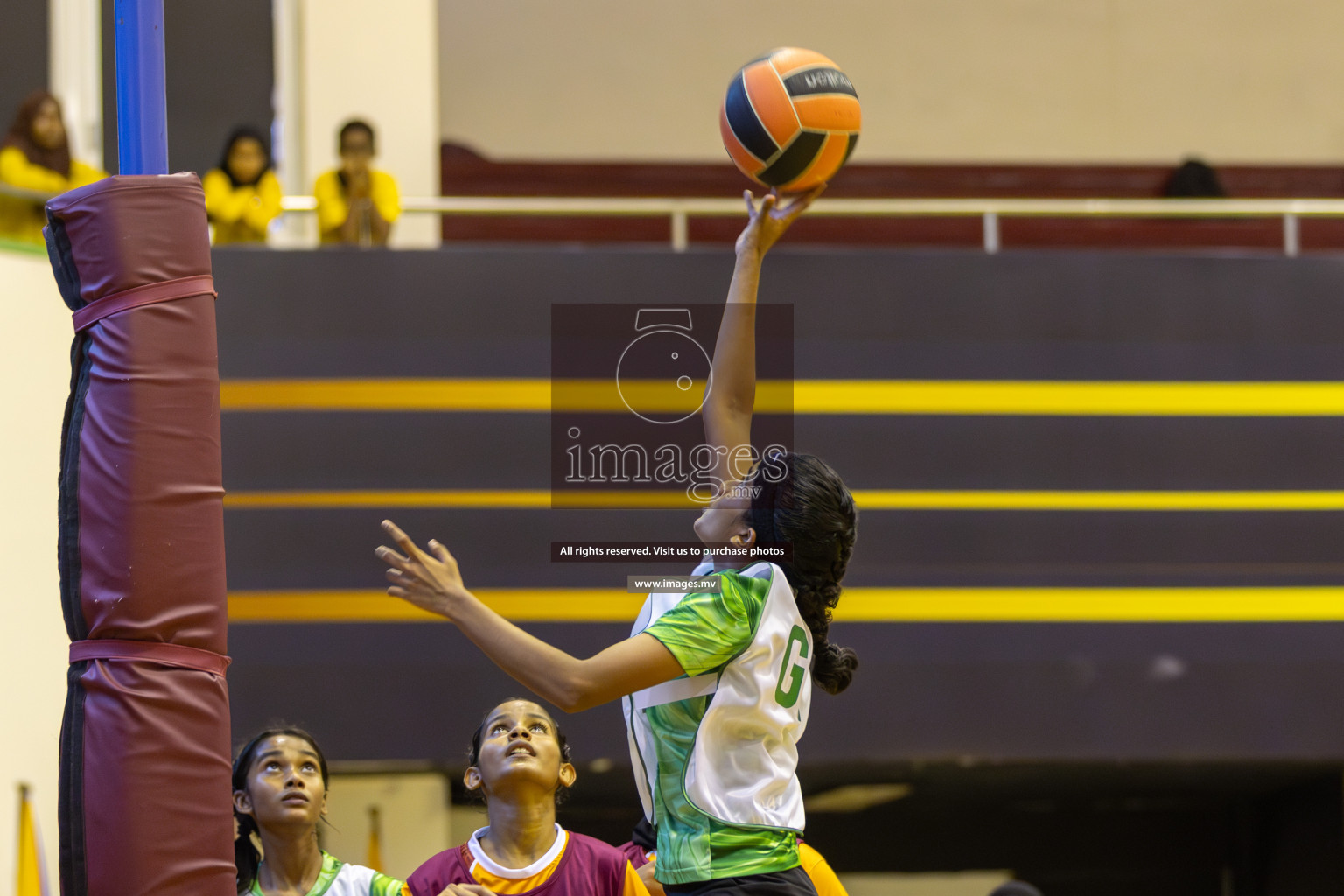 Day3 of 24th Interschool Netball Tournament 2023 was held in Social Center, Male', Maldives on 29th October 2023. Photos: Nausham Waheed, Mohamed Mahfooz Moosa / images.mv