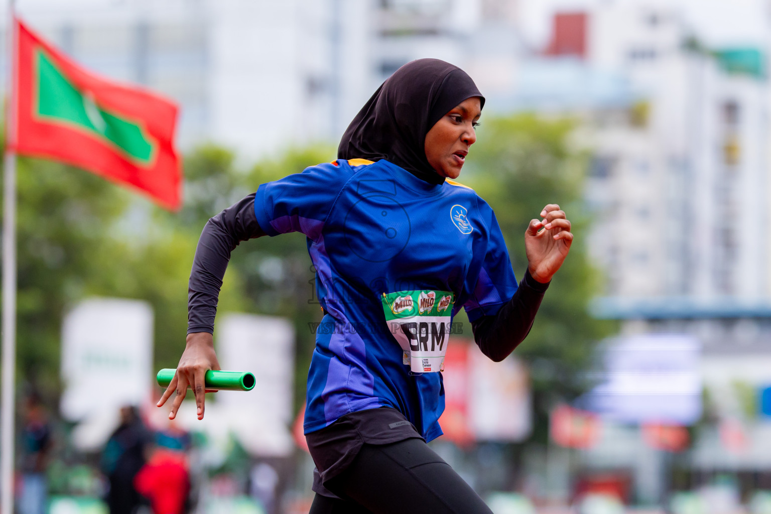 Day 6 of Inter-school Athletics Championship 2025 held in Ekuveni Synthetic Track, Male', Maldives on Sunday, 12th October 2025. Photos by: Nausham Waheed / Images.mv