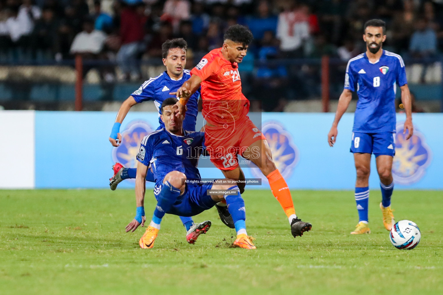 Kuwait vs India in the Final of SAFF Championship 2023 held in Sree Kanteerava Stadium, Bengaluru, India, on Tuesday, 4th July 2023. Photos: Nausham Waheed, Hassan Simah / images.mv