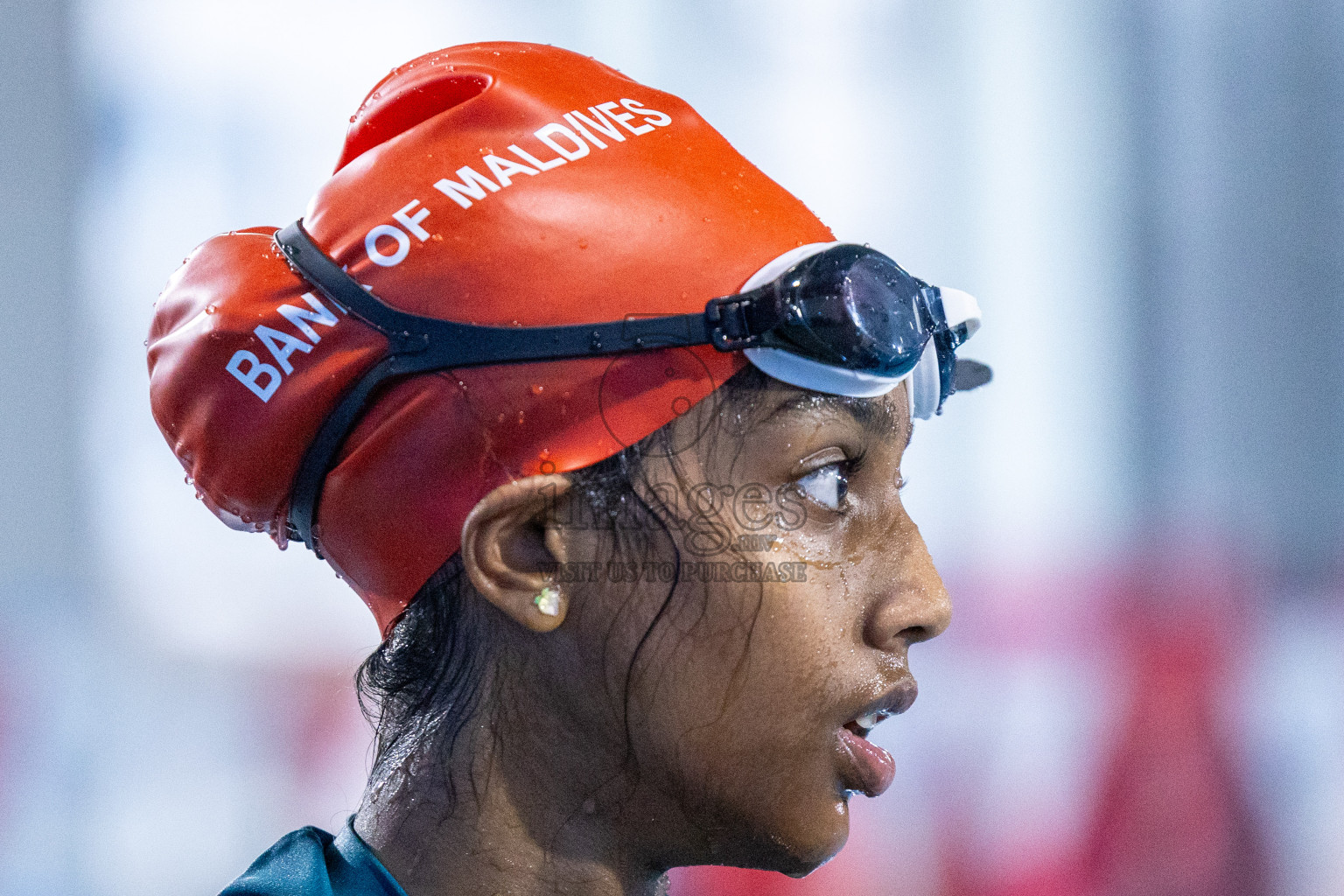 Day 1 of 20th Inter-school Swimming Competition 2024 held in Hulhumale', Maldives on Saturday, 12th October 2024. Photos: Ismail Thoriq / images.mv