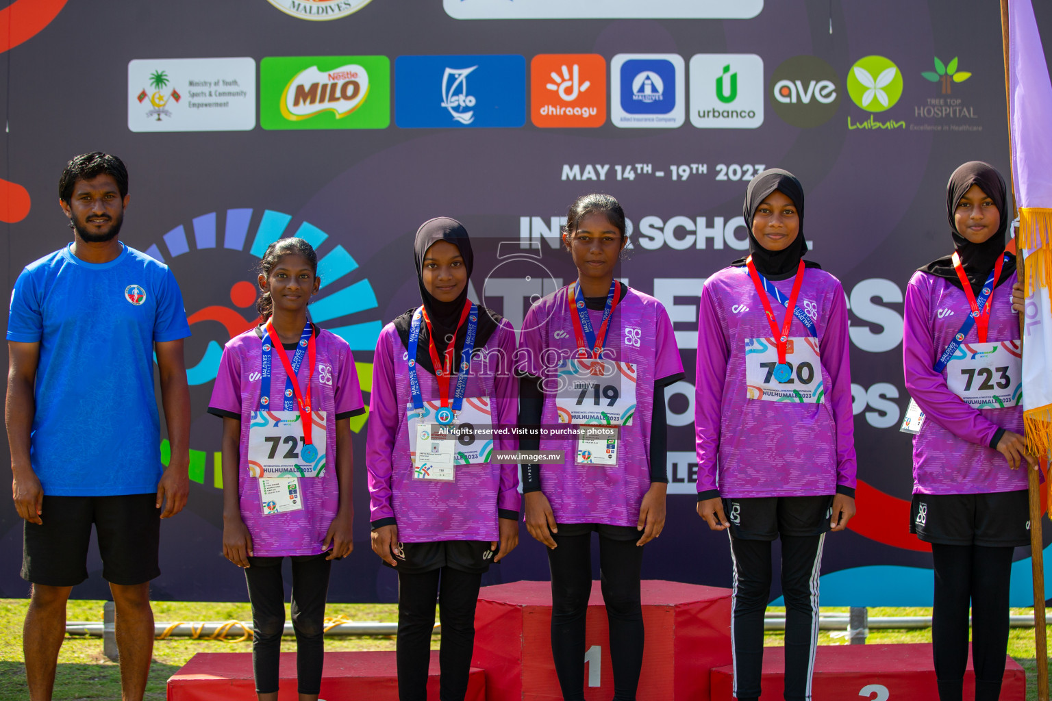 Final Day of Inter School Athletics Championship 2023 was held in Hulhumale' Running Track at Hulhumale', Maldives on Friday, 19th May 2023. Photos: Mohamed Mahfooz Moosa / images.mv