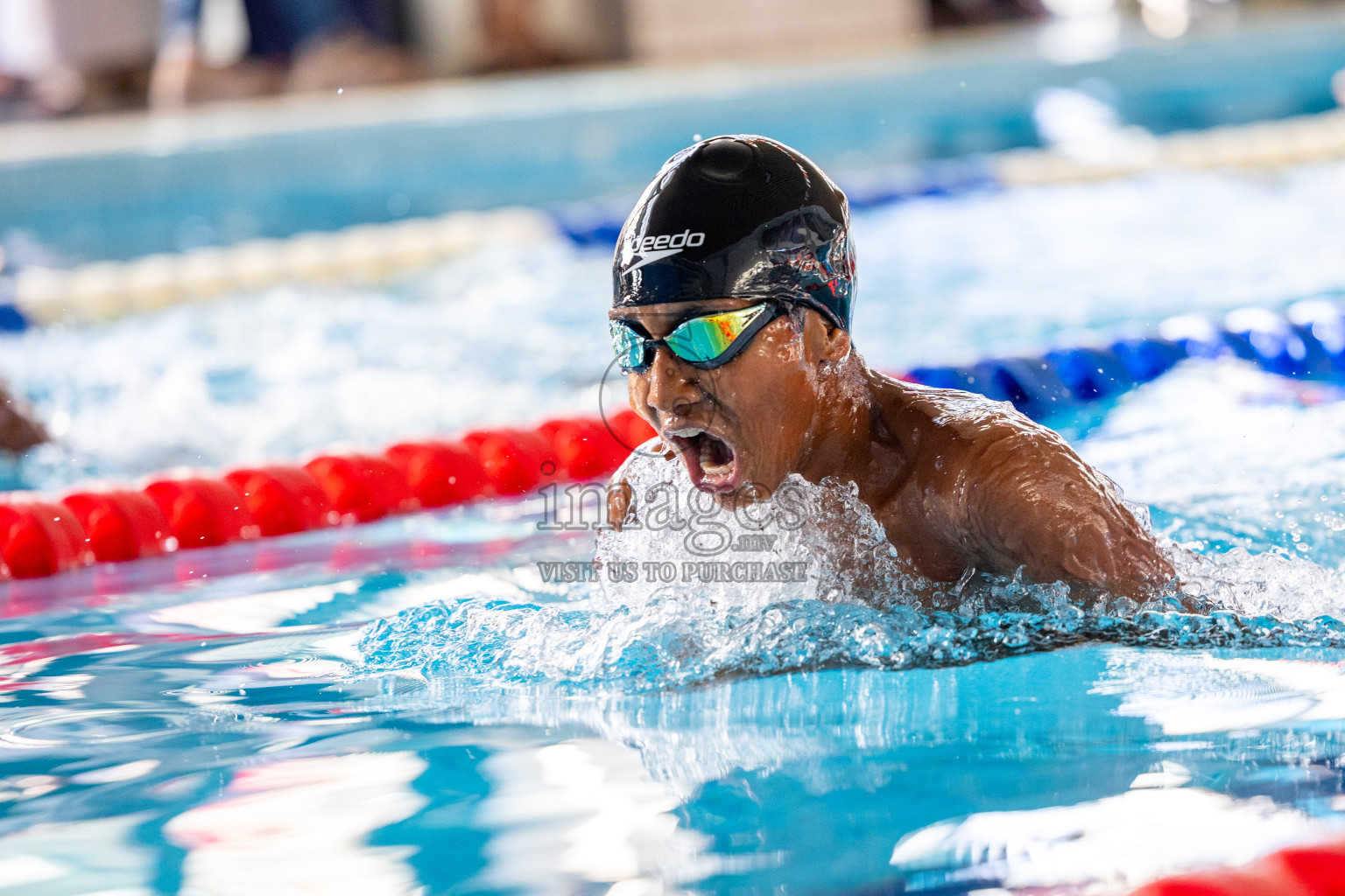 Day 4 of 20th Inter-school Swimming Competition 2024 held in Hulhumale', Maldives on Tuesday, 15th October 2024. Photos: Ismail Thoriq / images.mv