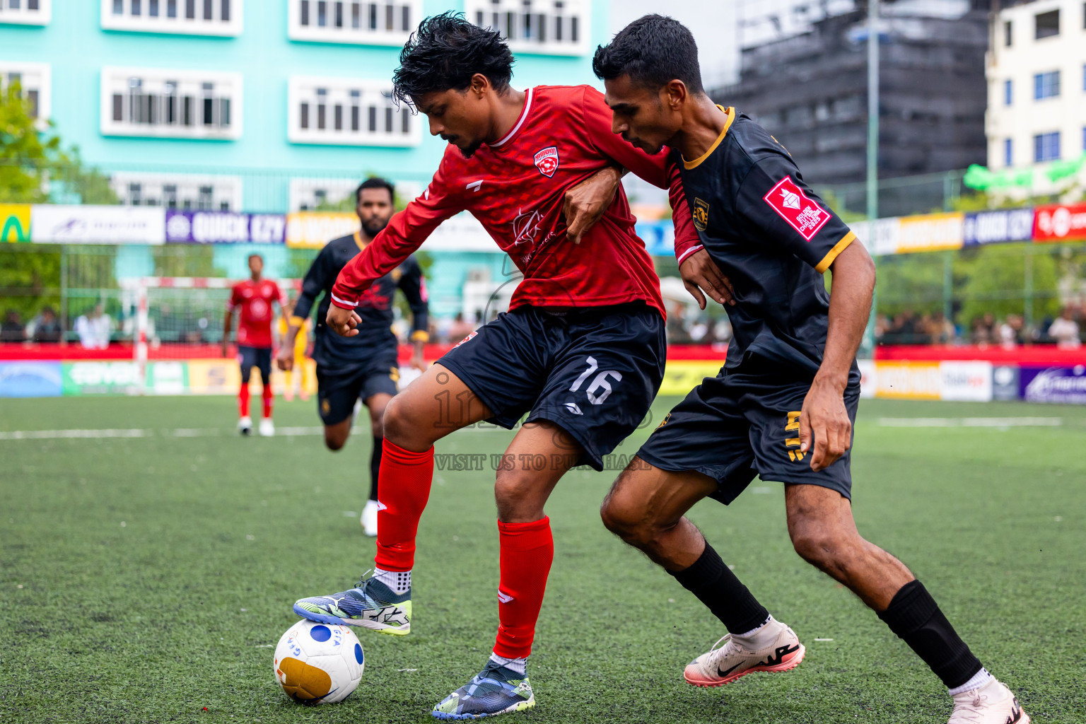 ADh Mandhoo vs ADh Mahibadhoo in Day 10 of Golden Futsal Challenge 2025 was held on Tuesday, 14th January 2025, in Hulhumale', Maldives Photos: Nausham Waheed / images.mv