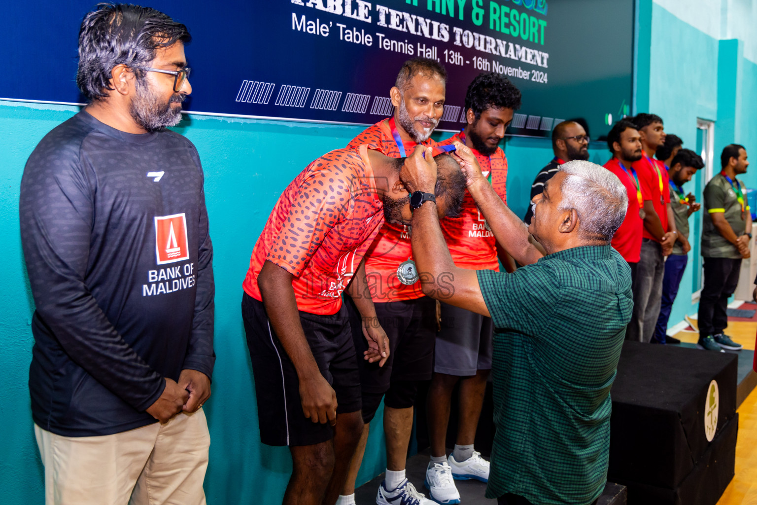 Finals of 9th Inter Office Company & Resort Table Tennis Tournament was held in Male' TT Hall, Male', Maldives on Saturday, 16th November 2024. Photos: Nausham Waheed / images.mv