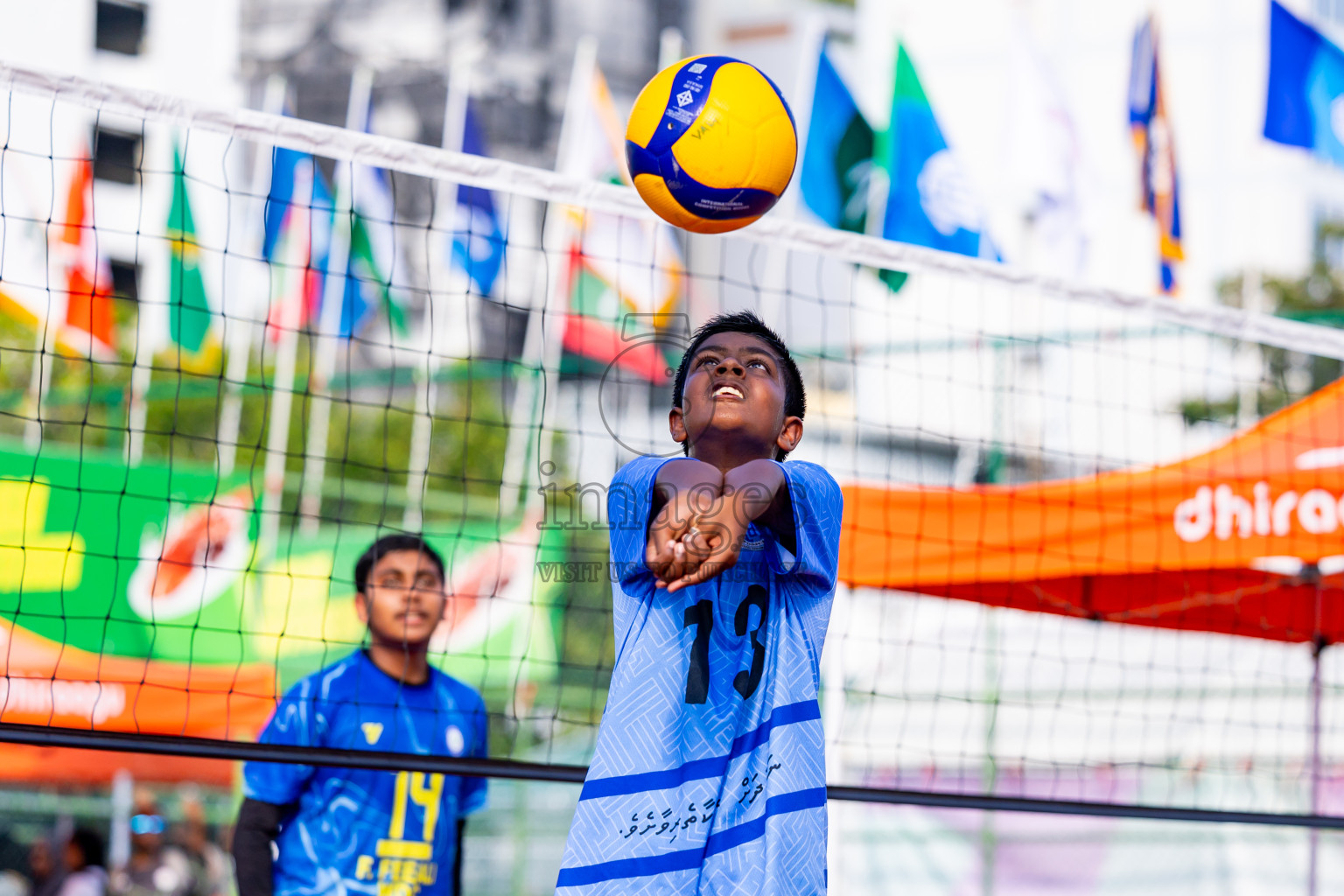 Day 13 of Interschool Volleyball Tournament 2024 was held in Ekuveni Volleyball Court at Male', Maldives on Thursday, 5th December 2024. Photos: Nausham Waheed / images.mv