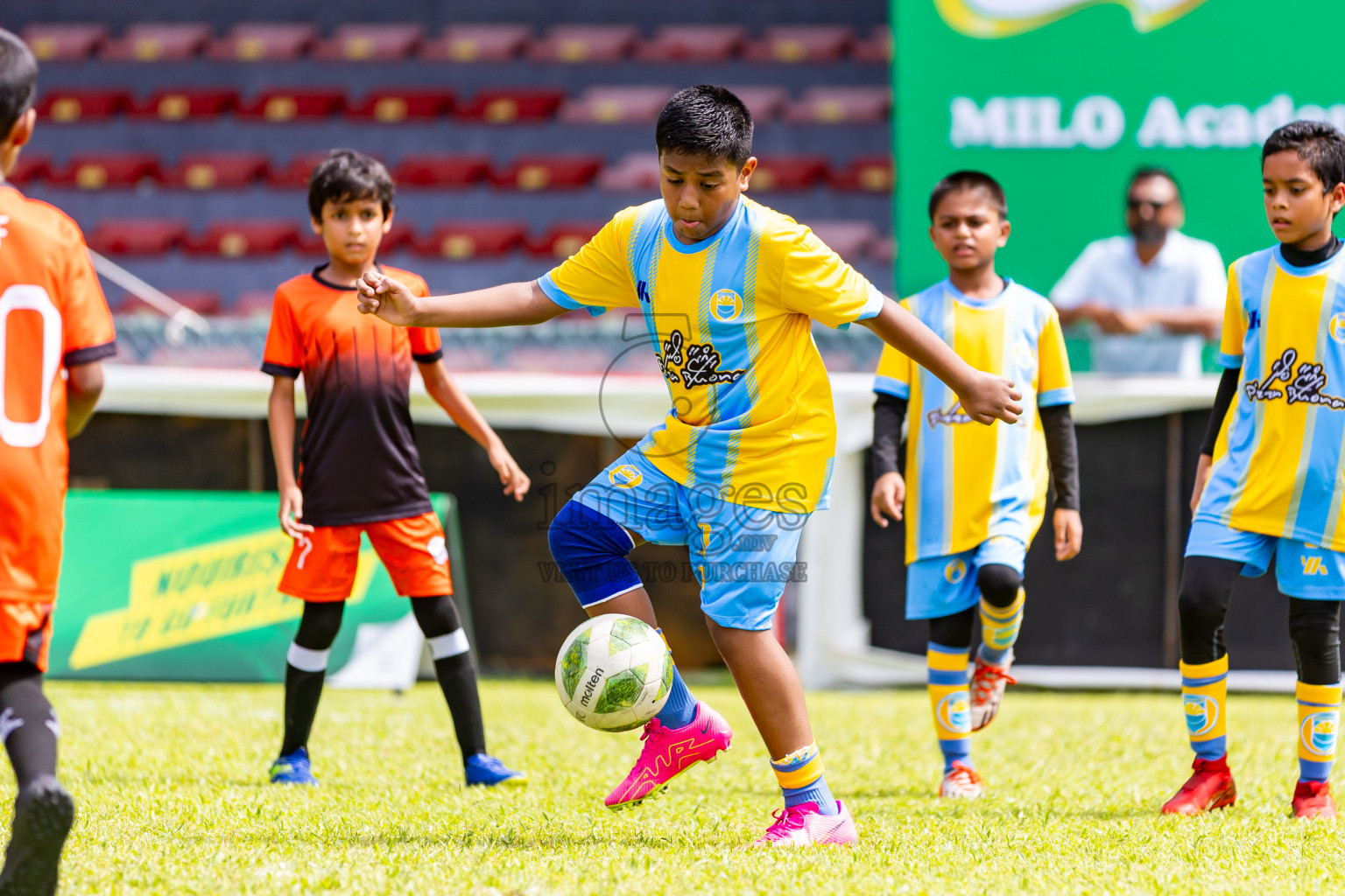 Day 2 of Under 10 MILO Academy Championship 2024 was held at National Stadium in Male', Maldives on Saturday, 27th April 2024. Photos: Nausham Waheed / images.mv