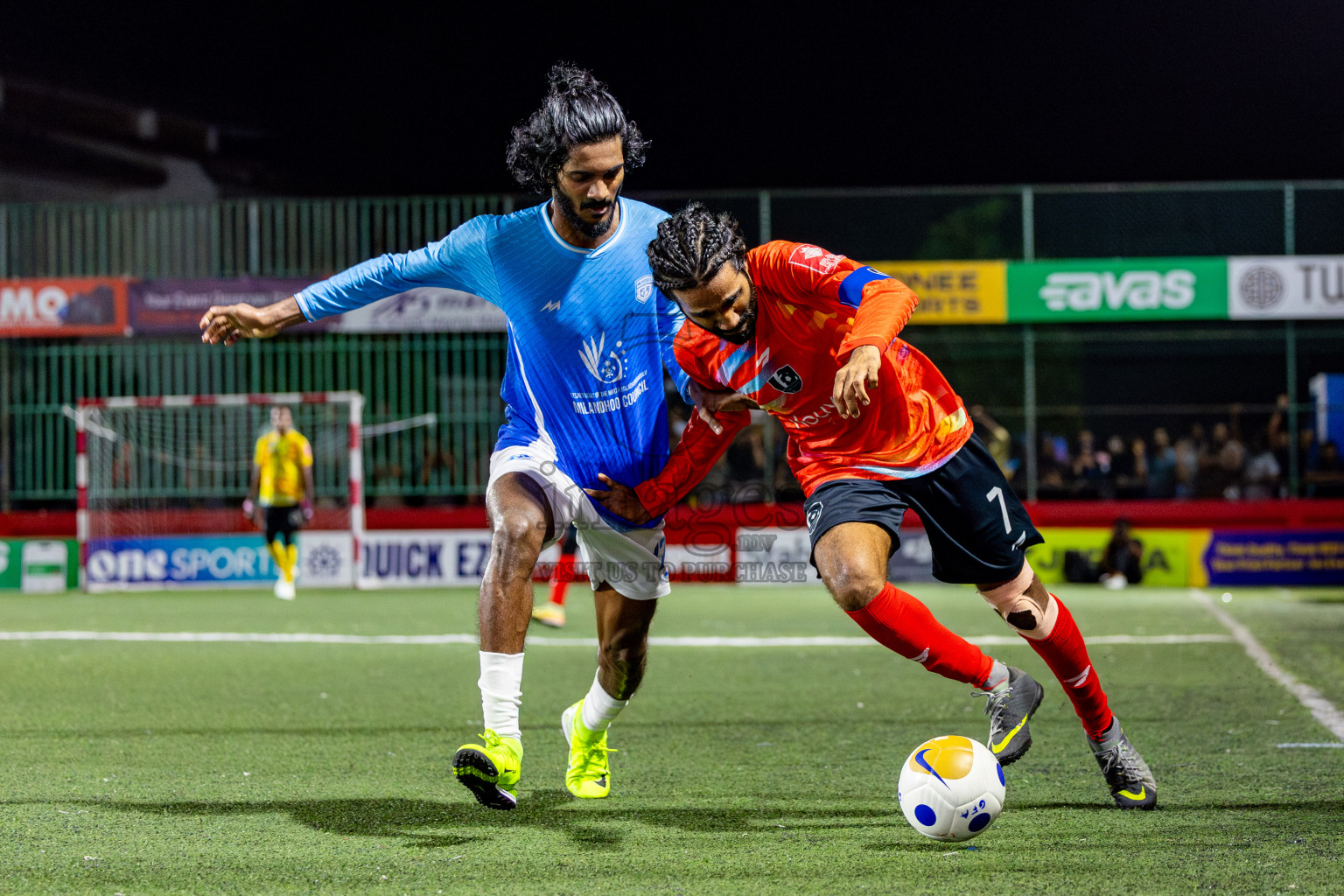Sh Kanditheemu vs Sh Milandhoo in Day 11 of Golden Futsal Challenge 2025 was held on Wednesday, 15th January 2025, in Hulhumale', Maldives Photos: Nausham Waheed / images.mv