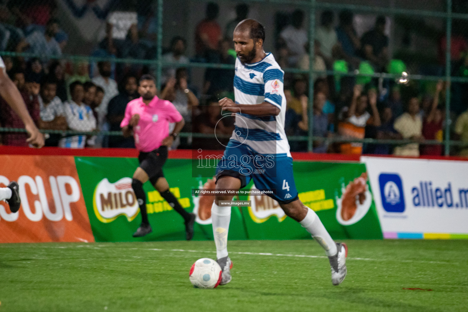 Club AVSEC vs TEAM DJA in Club Maldives Cup 2022 was held in Hulhumale', Maldives on Sunday, 9th October 2022. Photos: Hassan Simah / images.mv