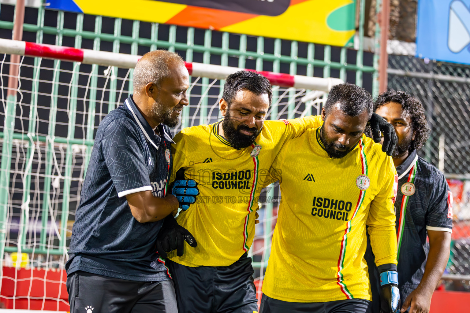 L Gan vs L Isdhoo in Laamu Atoll Finals Day 26 of Golden Futsal Challenge 2025 was held on Thursday , 30th January 2025, in Hulhumale', Maldives. Photos: Ismail Thoriq / images.mv