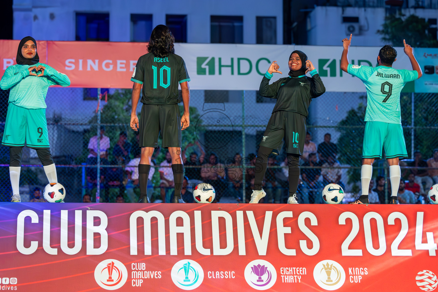 Opening Ceremony of Club Maldives Tournament's 2024 held in Rehendi Futsal Ground, Hulhumale', Maldives on Sunday, 1st September 2024. 
Photos: Ismail Thoriq / images.mv