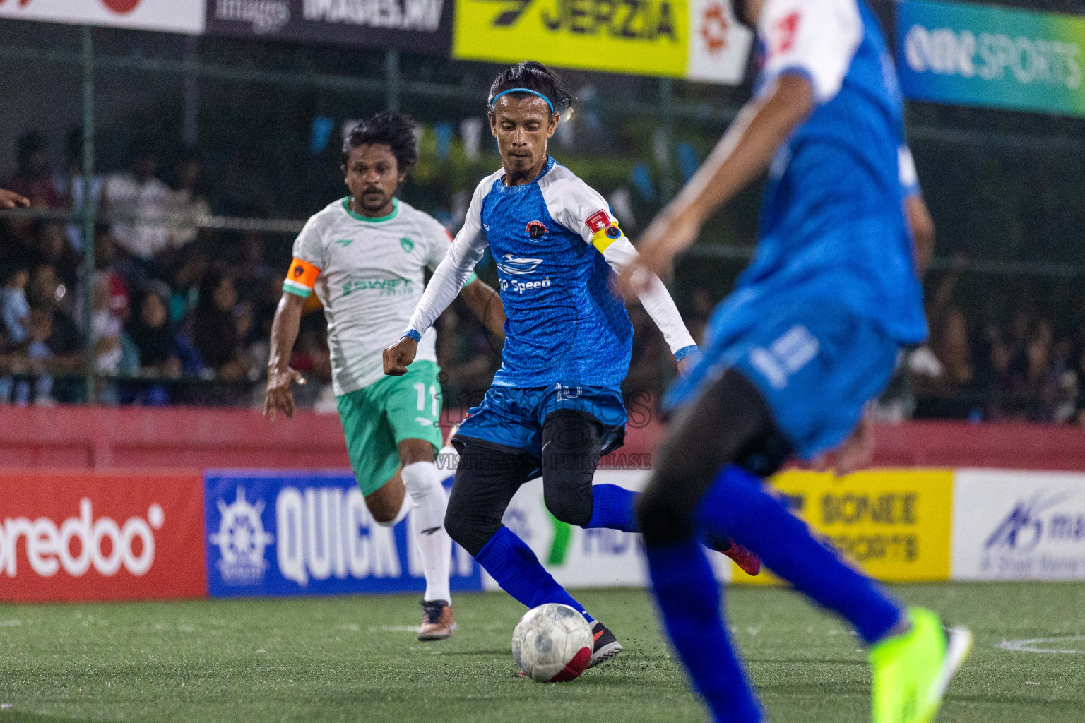 M Mulah vs M Maduvvari in Day 19 of Golden Futsal Challenge 2024 was held on Friday, 2nd February 2024 in Hulhumale', Maldives Photos: Nausham Waheed / images.mv