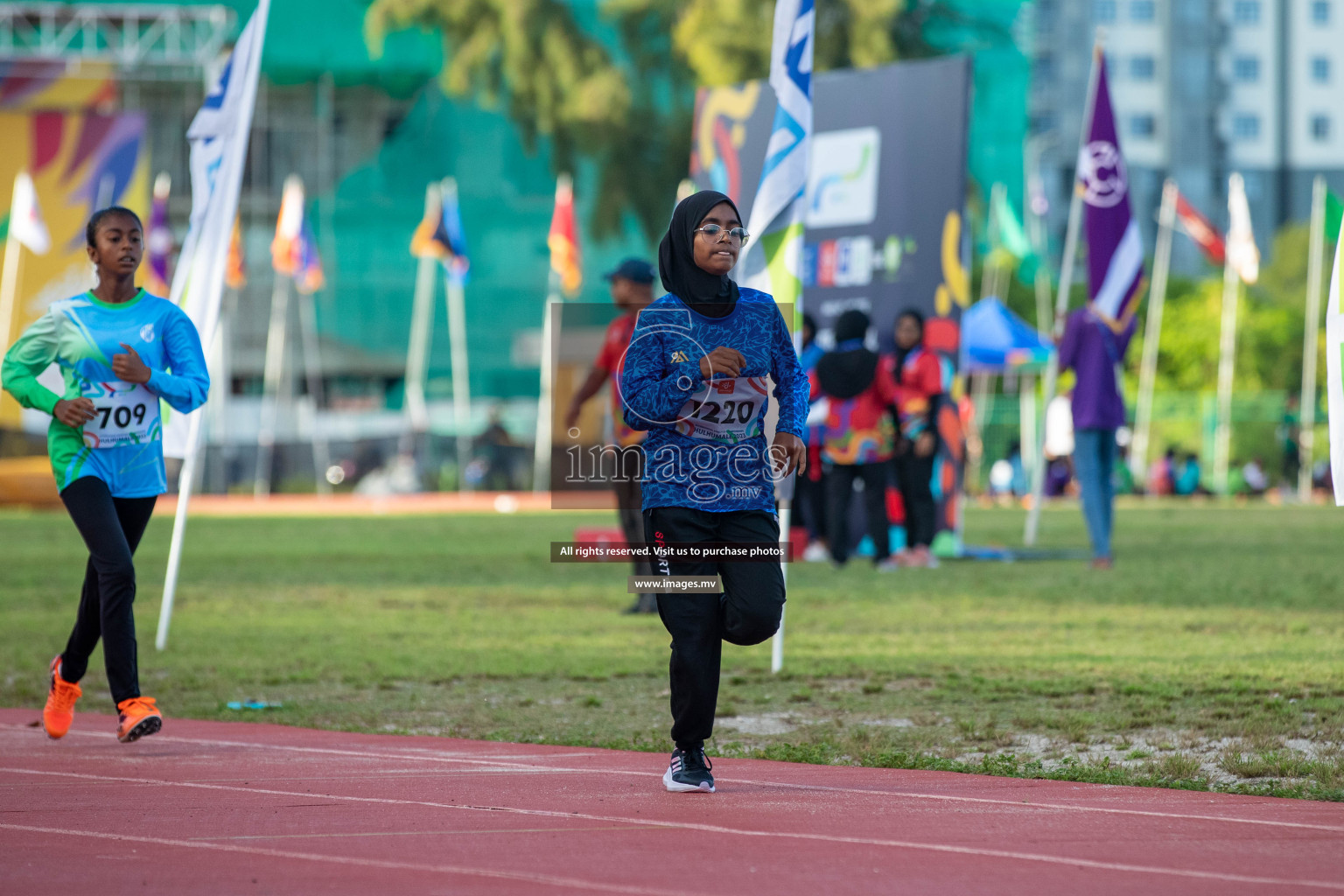 Day two of Inter School Athletics Championship 2023 was held at Hulhumale' Running Track at Hulhumale', Maldives on Sunday, 15th May 2023. Photos: Nausham Waheed / images.mv