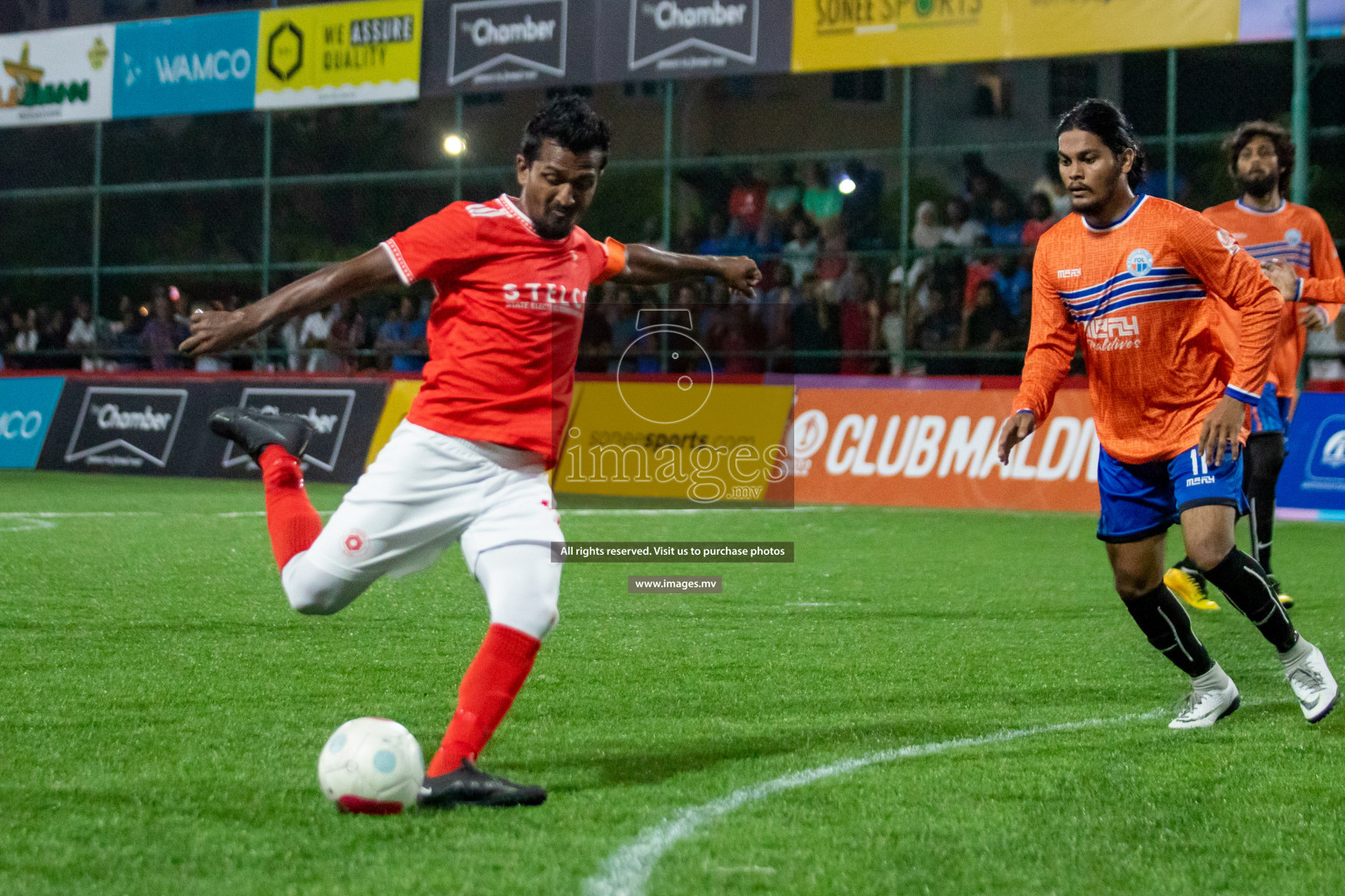 Stelco Club vs Raajje Online Club in Club Maldives Cup 2022 was held in Hulhumale', Maldives on Wednesday, 19th October 2022. Photos: Hassan Simah/ images.mv