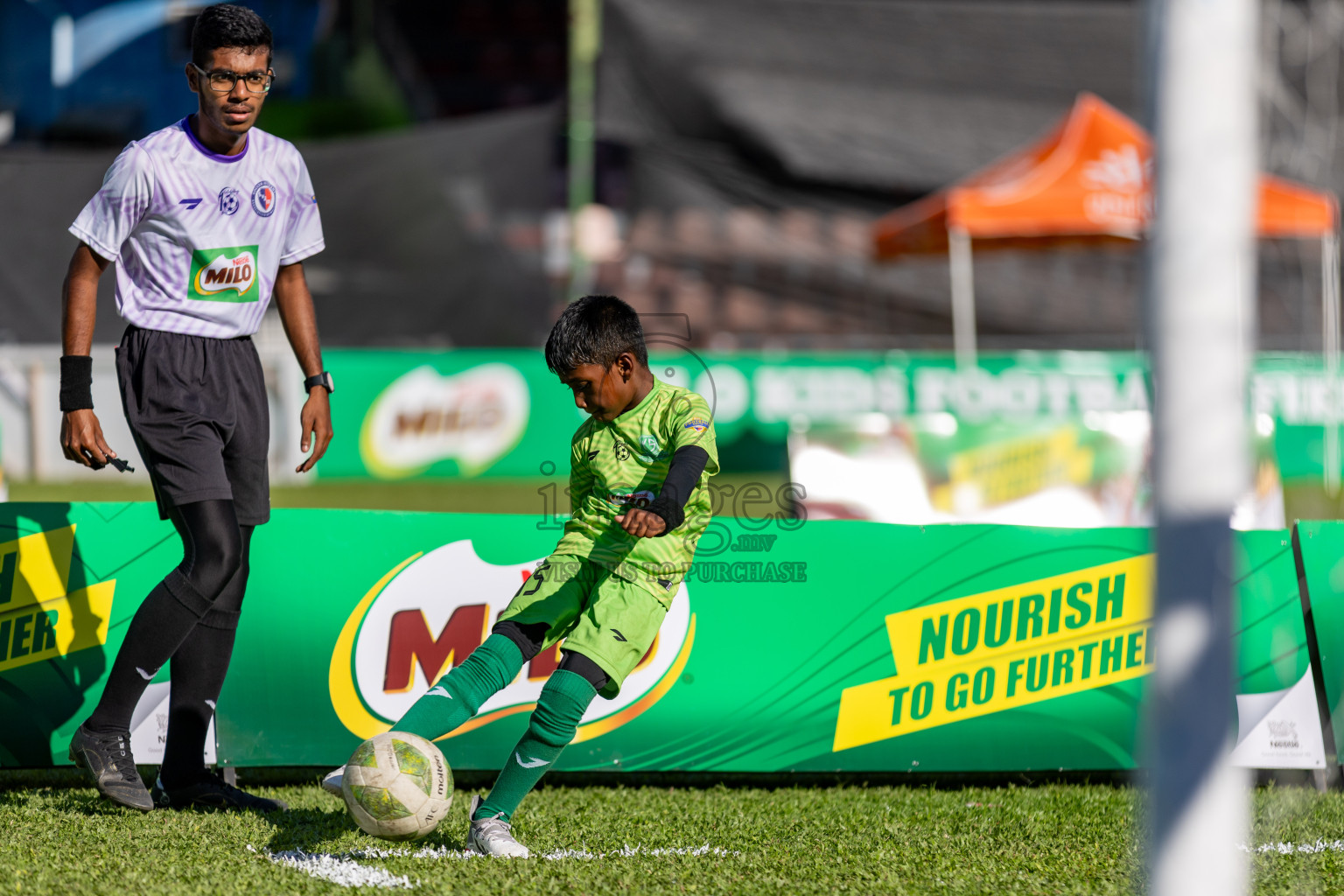 Day 2 of MILO Kids Football Fiesta was held at National Stadium in Male', Maldives on Saturday, 24th February 2024.