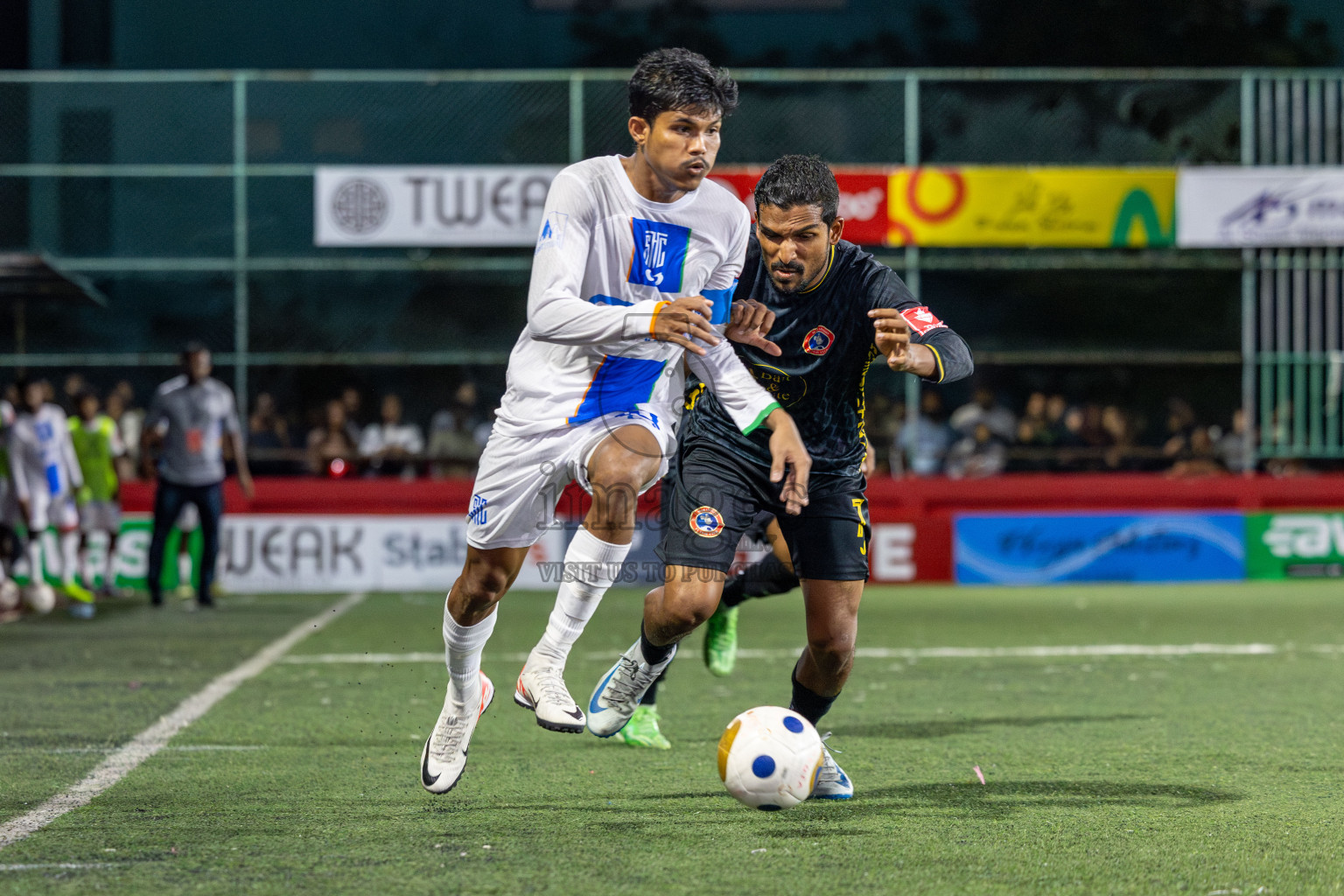 S. Hithadhoo VS S. Maradhoo in Day 7 of Golden Futsal Challenge 2025 was held on Saturday, 11th January 2025, in Hulhumale', Maldives Photos: Hassan Simah / images.mv
