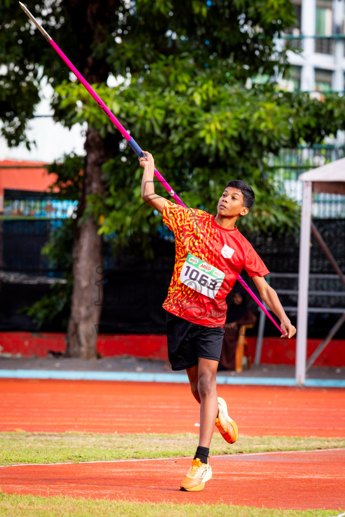 Day 6 of Inter-school Athletics Championship 2025 held in Ekuveni Synthetic Track, Male', Maldives on Sunday, 12th October 2025. Photos by: Nausham Waheed / Images.mv