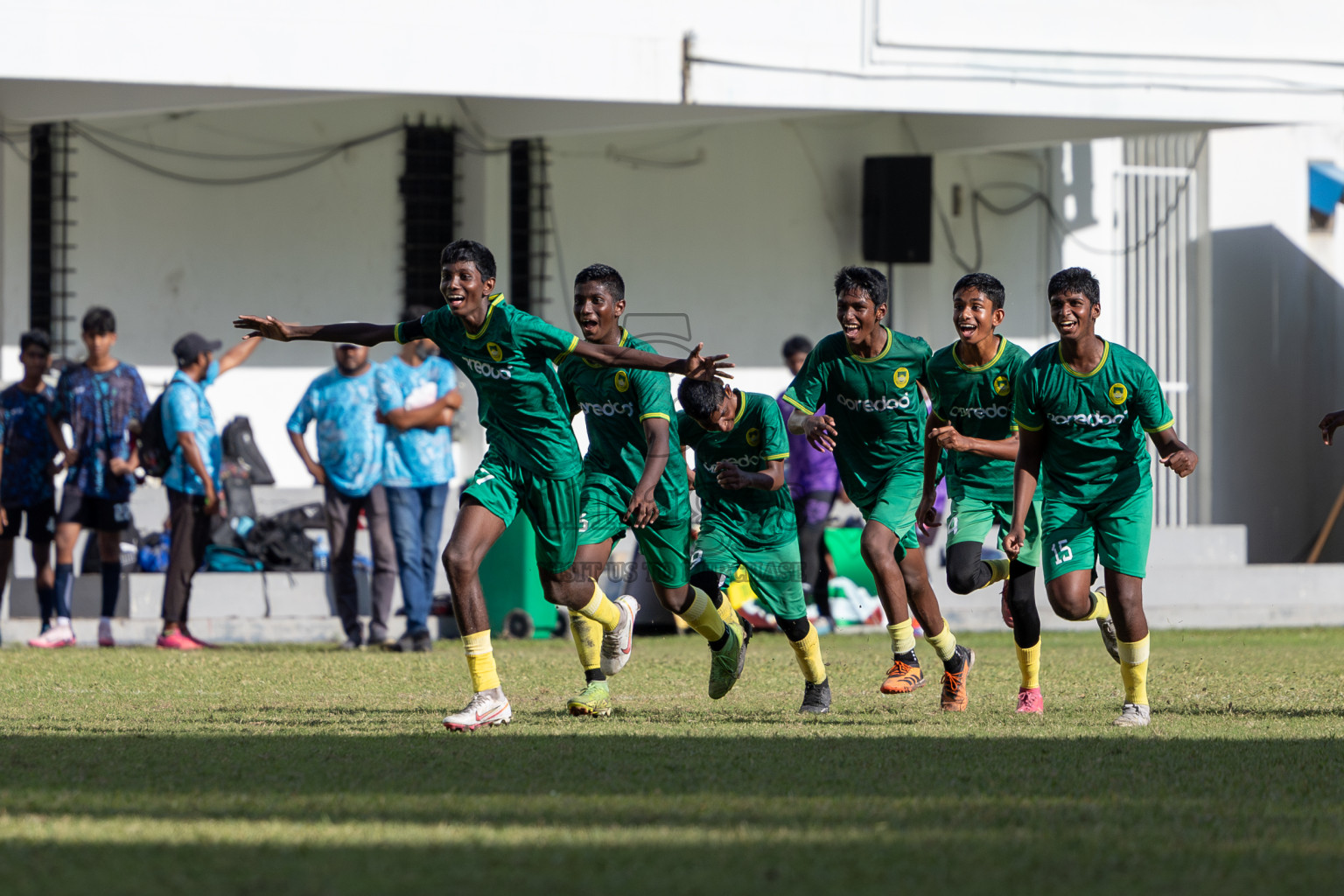 Day 4 of MILO Academy Championship 2024 (U-14) was held in Henveyru Stadium, Male', Maldives on Sunday, 3rd November 2024. 
Photos: Hassan Simah / Images.mv