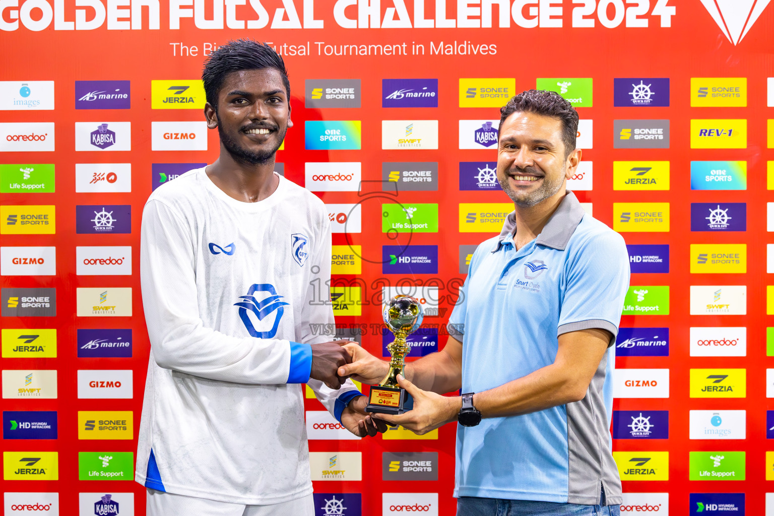 K Gaafaru VS K Huraa in Day 25 of Golden Futsal Challenge 2024 was held on Thursday , 8th February 2024 in Hulhumale', Maldives
Photos: Ismail Thoriq / images.mv