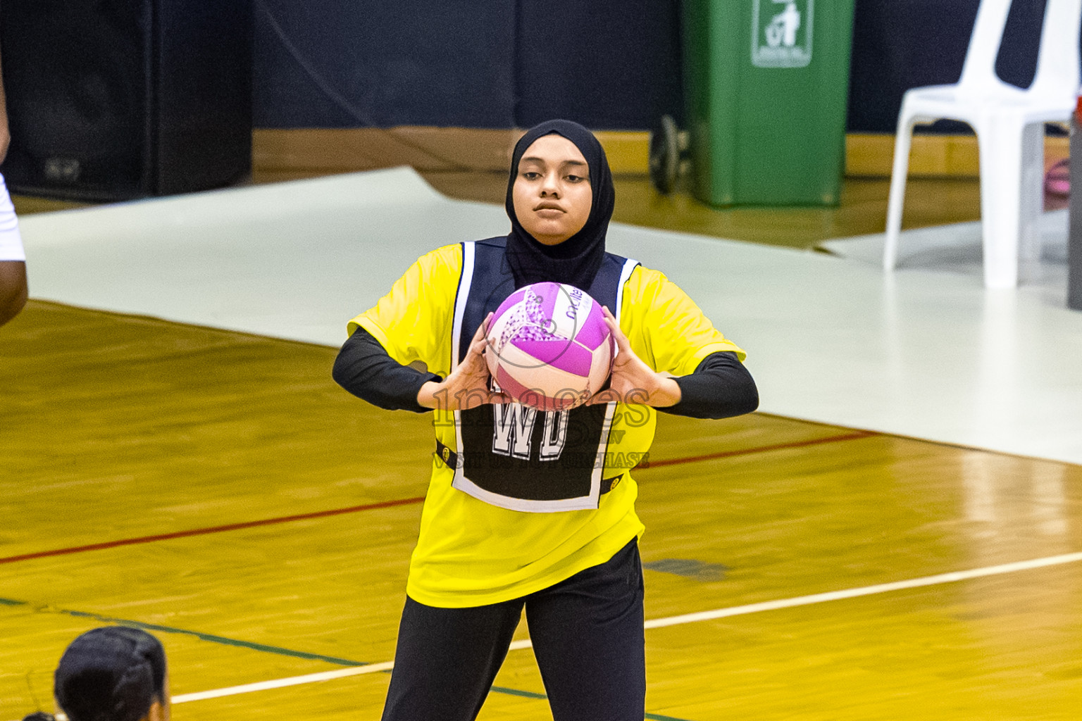 Day 8 of 24th Milo Netball Association Championship was held in Social Center at Male', Maldives on Monday, 8th September 2025. Photos: Mohamed Mahfooz Moosa / images.mv