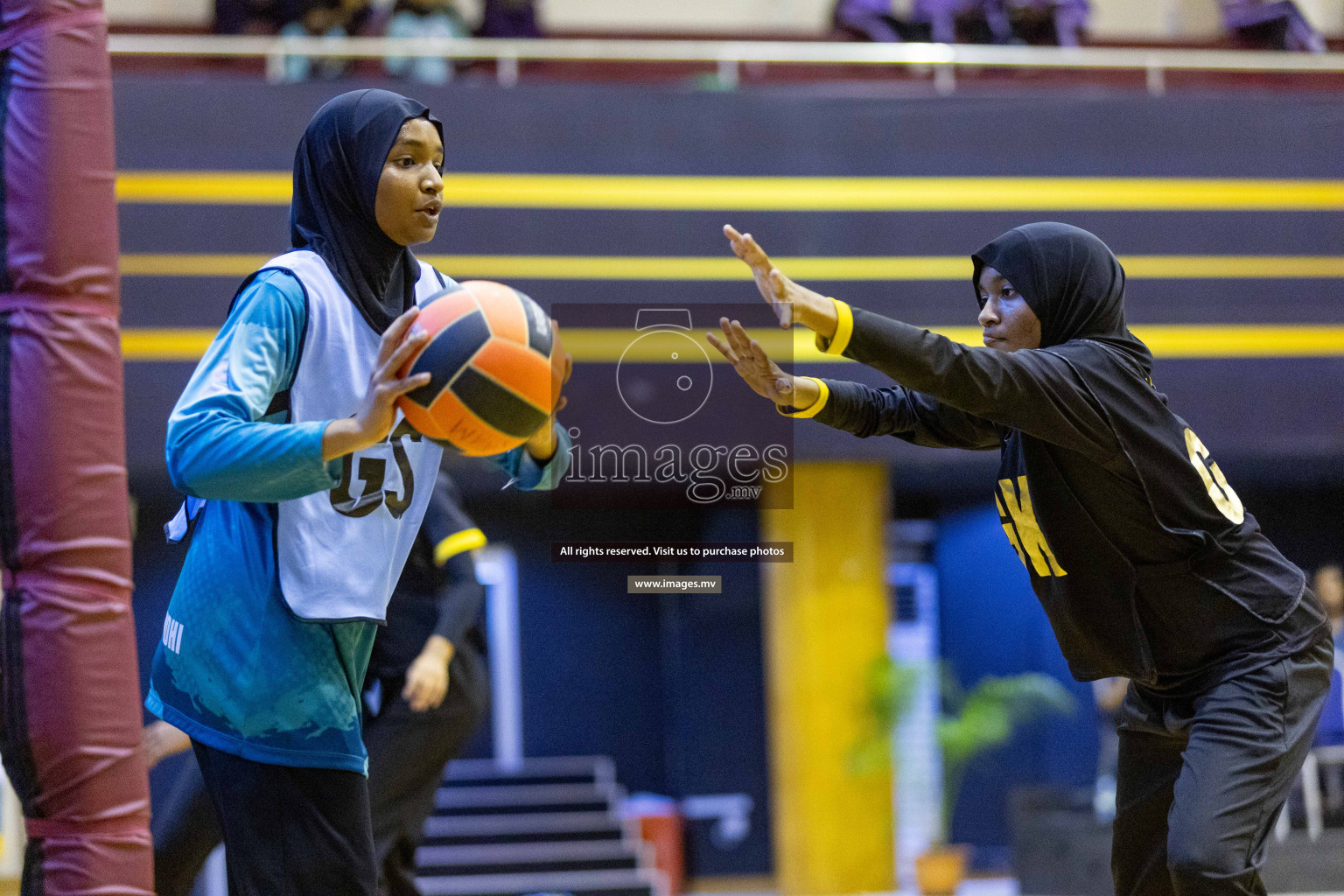 Day4 of 24th Interschool Netball Tournament 2023 was held in Social Center, Male', Maldives on 30th October 2023. Photos: Nausham Waheed / images.mv