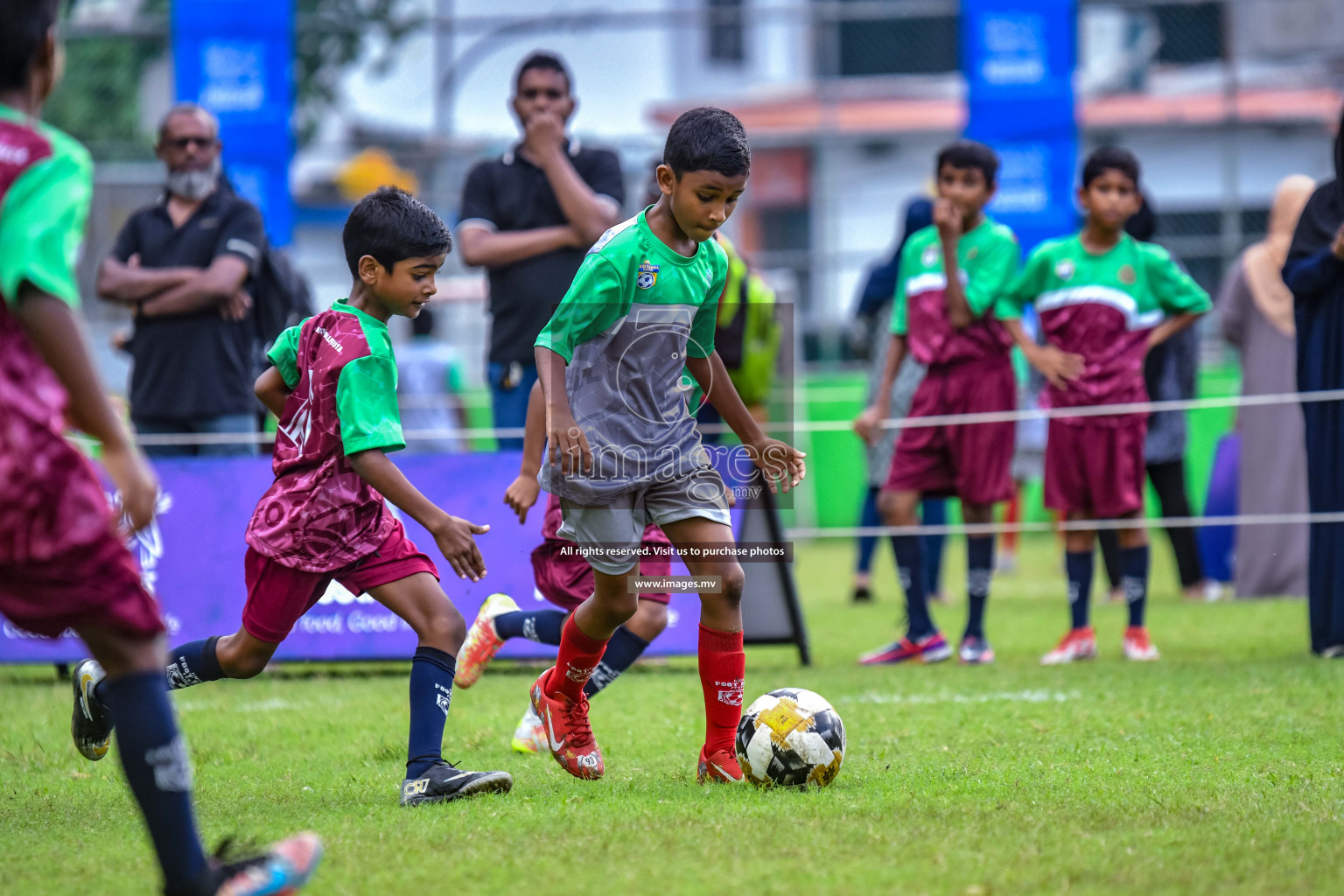 Day 1 of Milo Kids Football Fiesta 2022 was held in Male', Maldives on 19th October 2022. Photos: Nausham Waheed/ images.mv