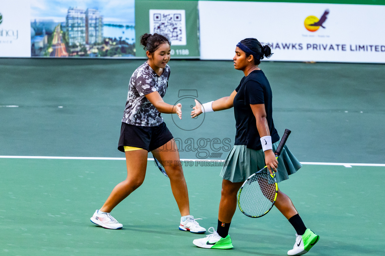 Day 5 of ATF Maldives Junior Open Tennis was held in Male' Tennis Court, Male', Maldives on Monday, 16th December 2024. Photos: Nausham Waheed/ images.mv