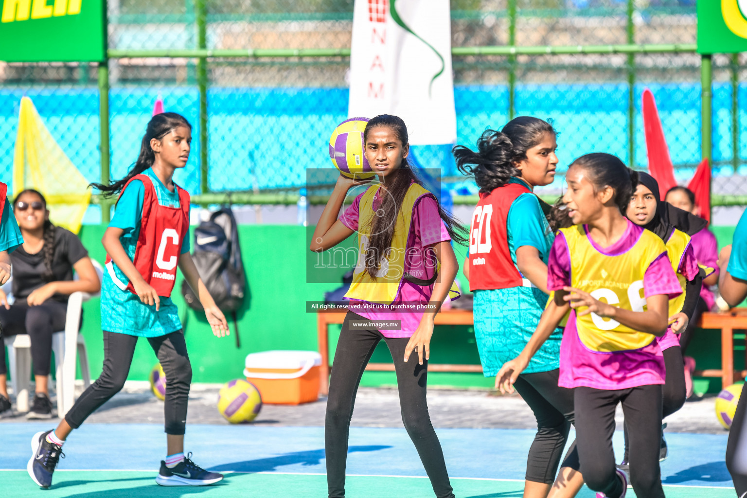 Day 8 of Junior Netball Championship 2022 on 11th March 2022 held in Male', Maldives. Photos by Nausham Waheed