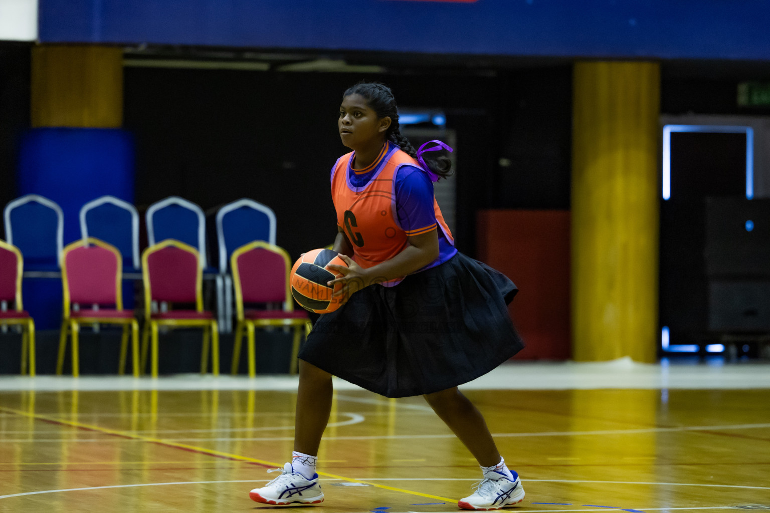 Day 12 of 25th Inter-School Netball Tournament was held in Social Center at Male', Maldives on Thursday, 22nd August 2024.