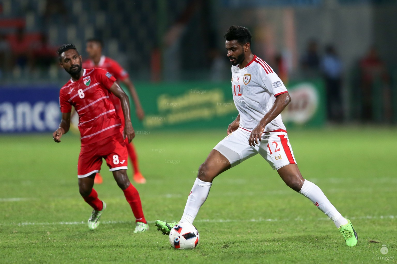 Asian Cup Qualifier between Maldives and Oman in National Stadium, on 10 October 2017 Male' Maldives. ( Images.mv Photo: Abdulla Abeedh )