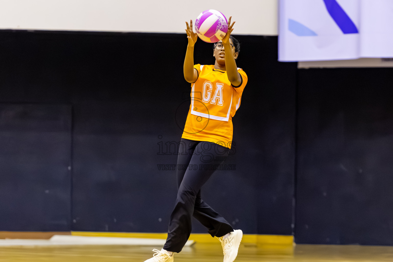 SC Skylark vs Youth United SC in Day 5 of 24th Milo Netball Association Championship held in Social Center at Male', Maldives on Friday, 5th September 2025. Photos: Nausham Waheed / images.mv