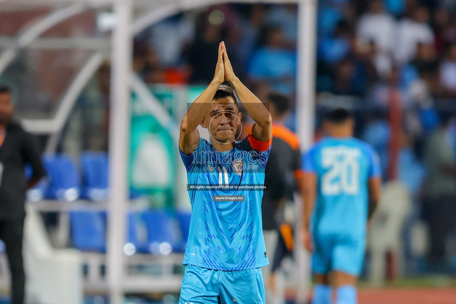 Lebanon vs India in the Semi-final of SAFF Championship 2023 held in Sree Kanteerava Stadium, Bengaluru, India, on Saturday, 1st July 2023. Photos: Nausham Waheed / images.mv