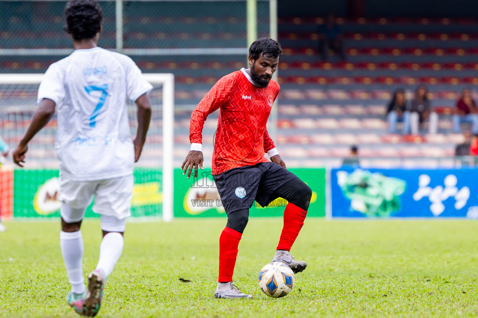 Eydhafushi vs Male' in Semi Finals of Gold Cup 2024 held at National Football Stadium on Saturday, 21st December 2024. Photos: Nausham Waheed / Images.mv