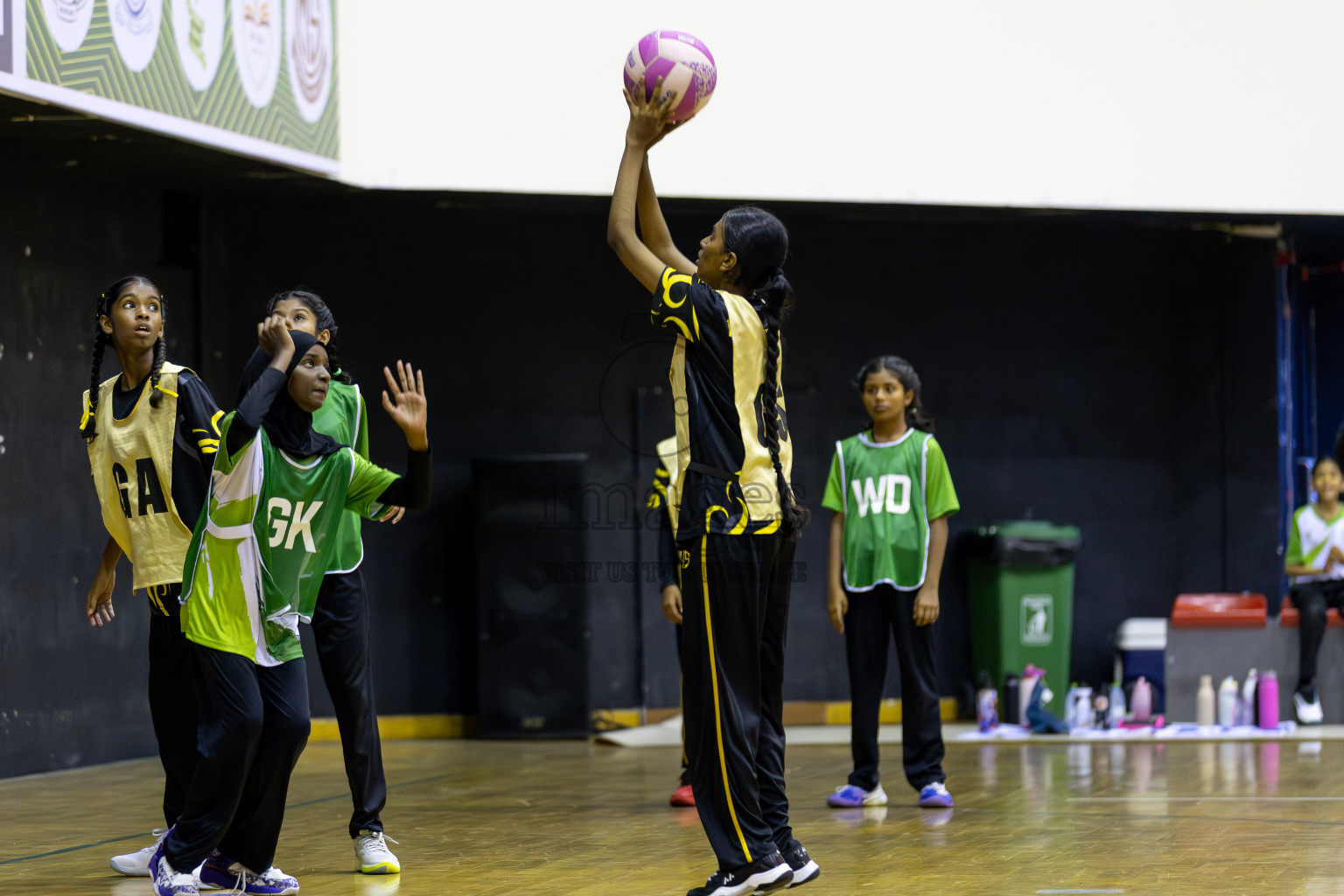 Day 1 of Inter-School Netball Tournament 2025 was held in Social Center Indoor Hall on Saturday, 18th October 2025. Photos: Areef Adam / images.mv