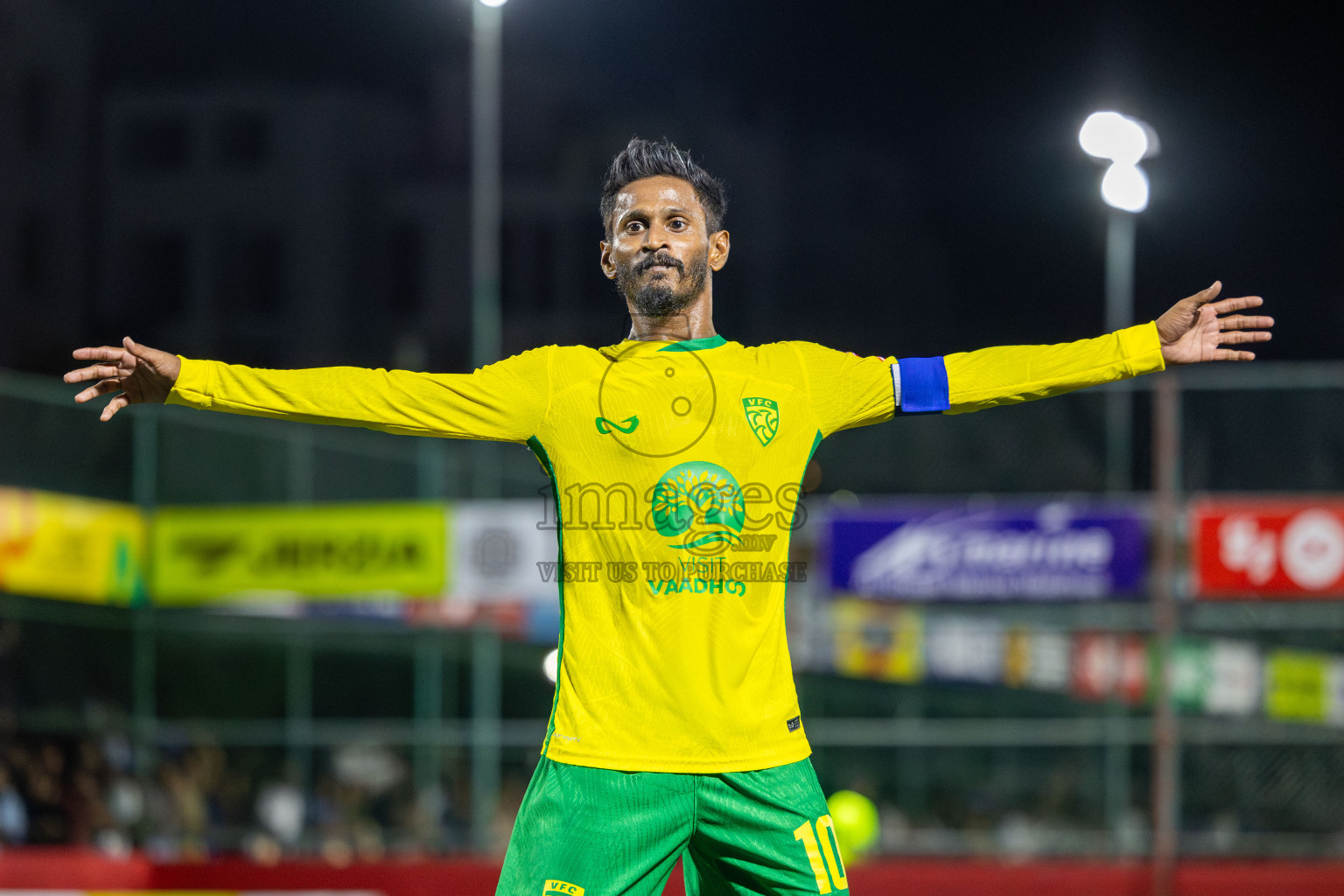GDh. Fiyoaree VS GDh. Vaadhoo in Day 7 of Golden Futsal Challenge 2025 was held on Saturday, 11th January 2025, in Hulhumale', Maldives Photos: Hassan Simah / images.mv